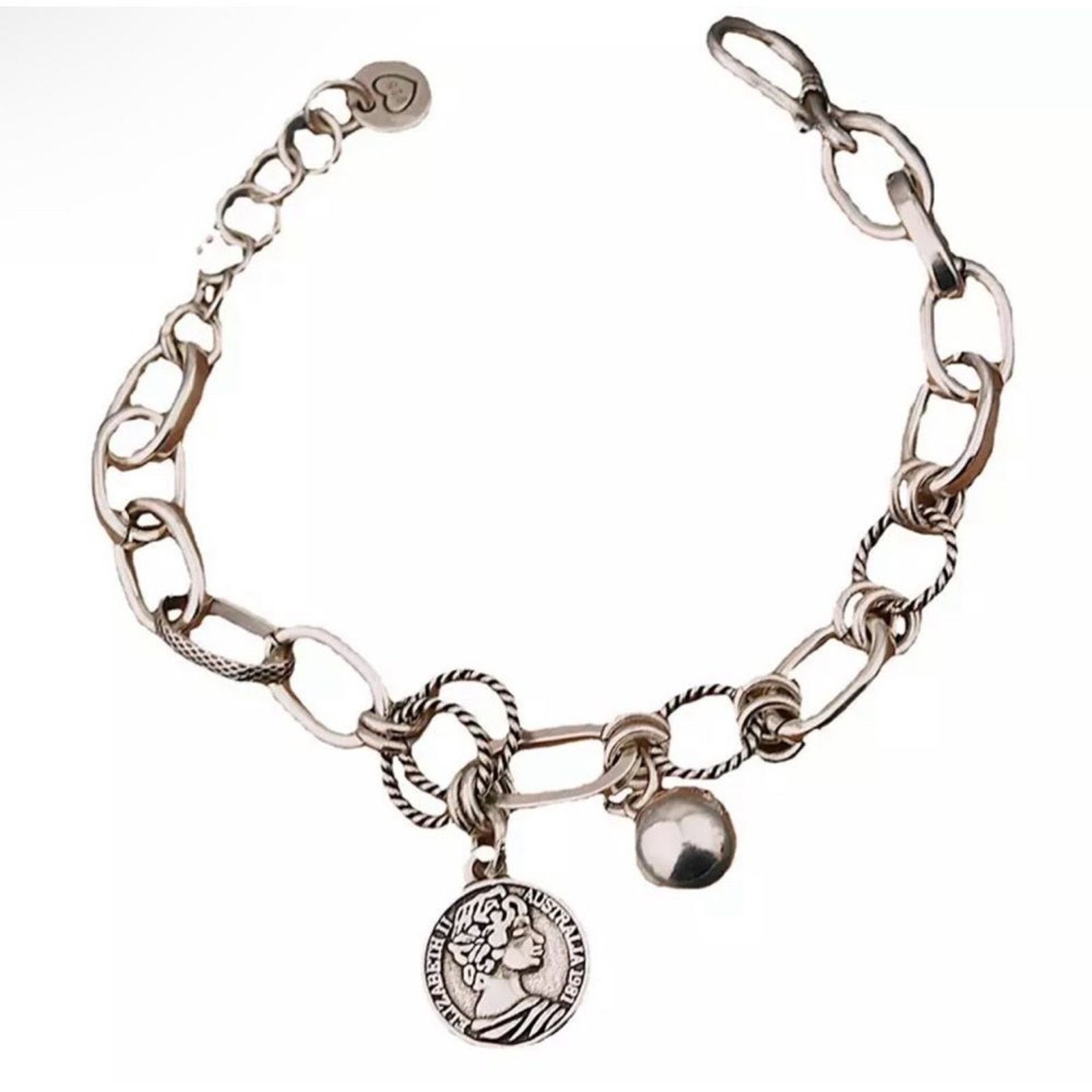 Other Retro Coin Silver Portrait Bracelet Size ONE SIZE - 4 Thumbnail