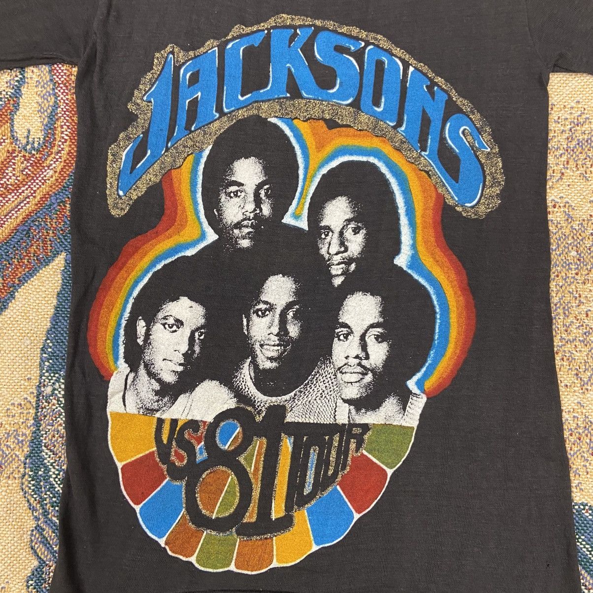Band Tees Vintage 1981 The Jackson’s Tour Shirt Size US XS / EU 42 / 0 - 4 Thumbnail
