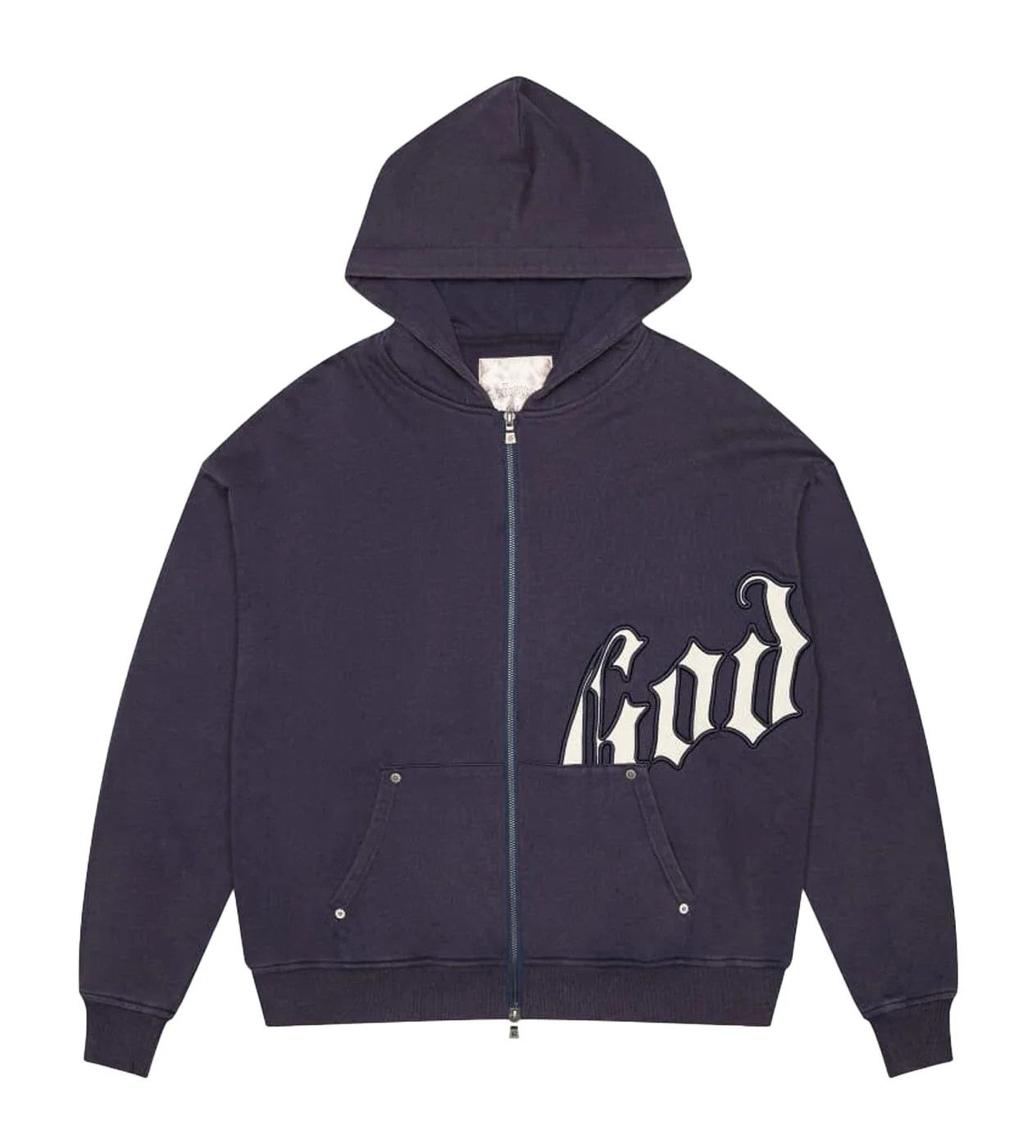 Godspeed OG Logo V2 Navy & White Hoodie