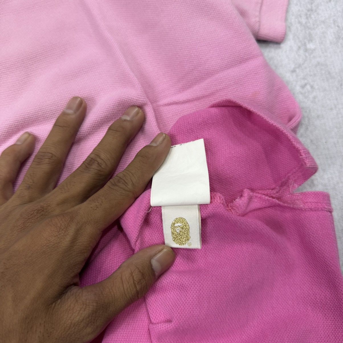 Bape A Bathing Ape lighting ombre poloshirt Size US L / EU 52-54 / 3 - 11 Thumbnail