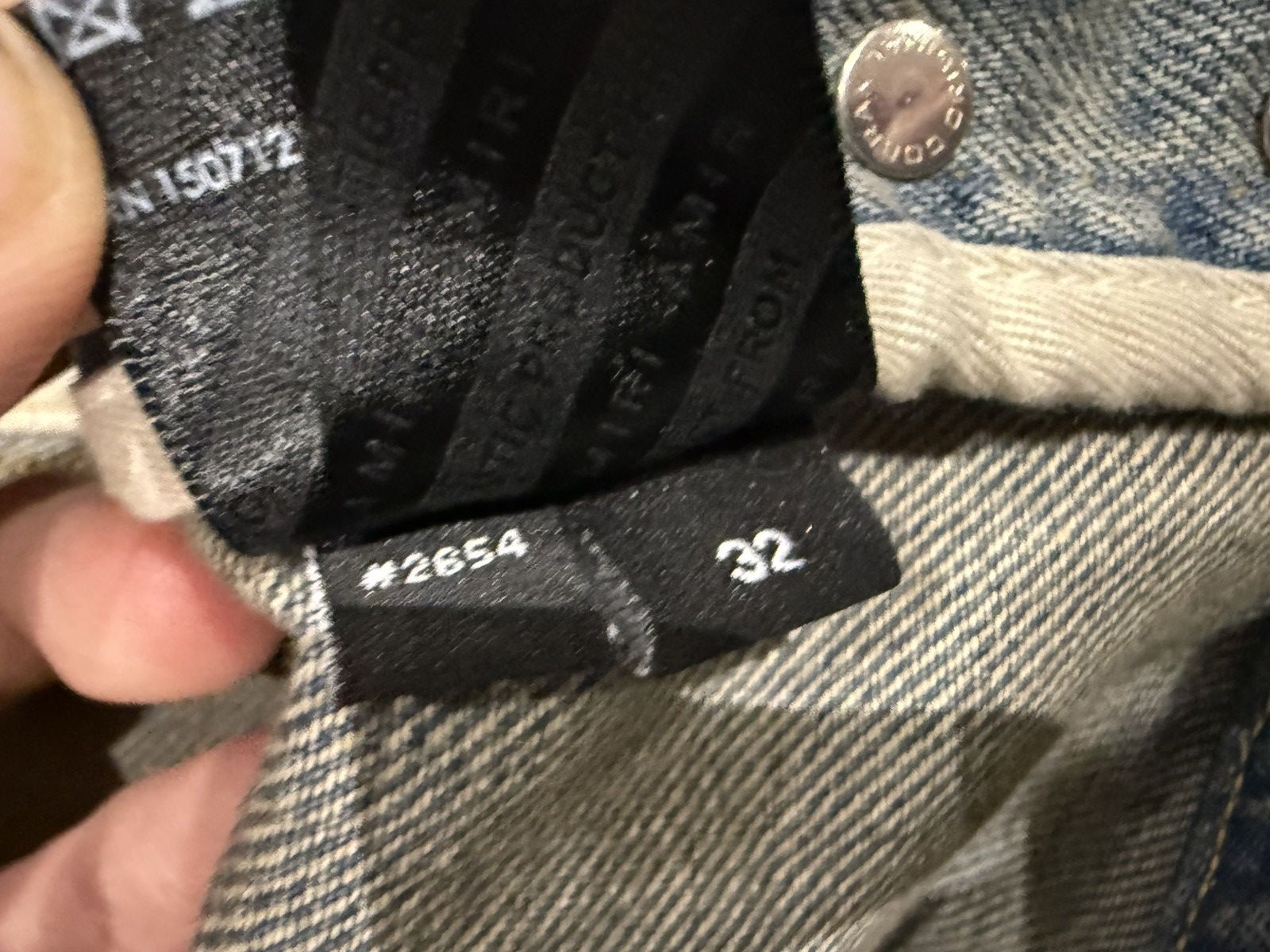 Amiri Sample AMIRI Carpenter Repaired Baggy Jeans Adjustable Cuffs Size US 32 / EU 48 - 7 Thumbnail