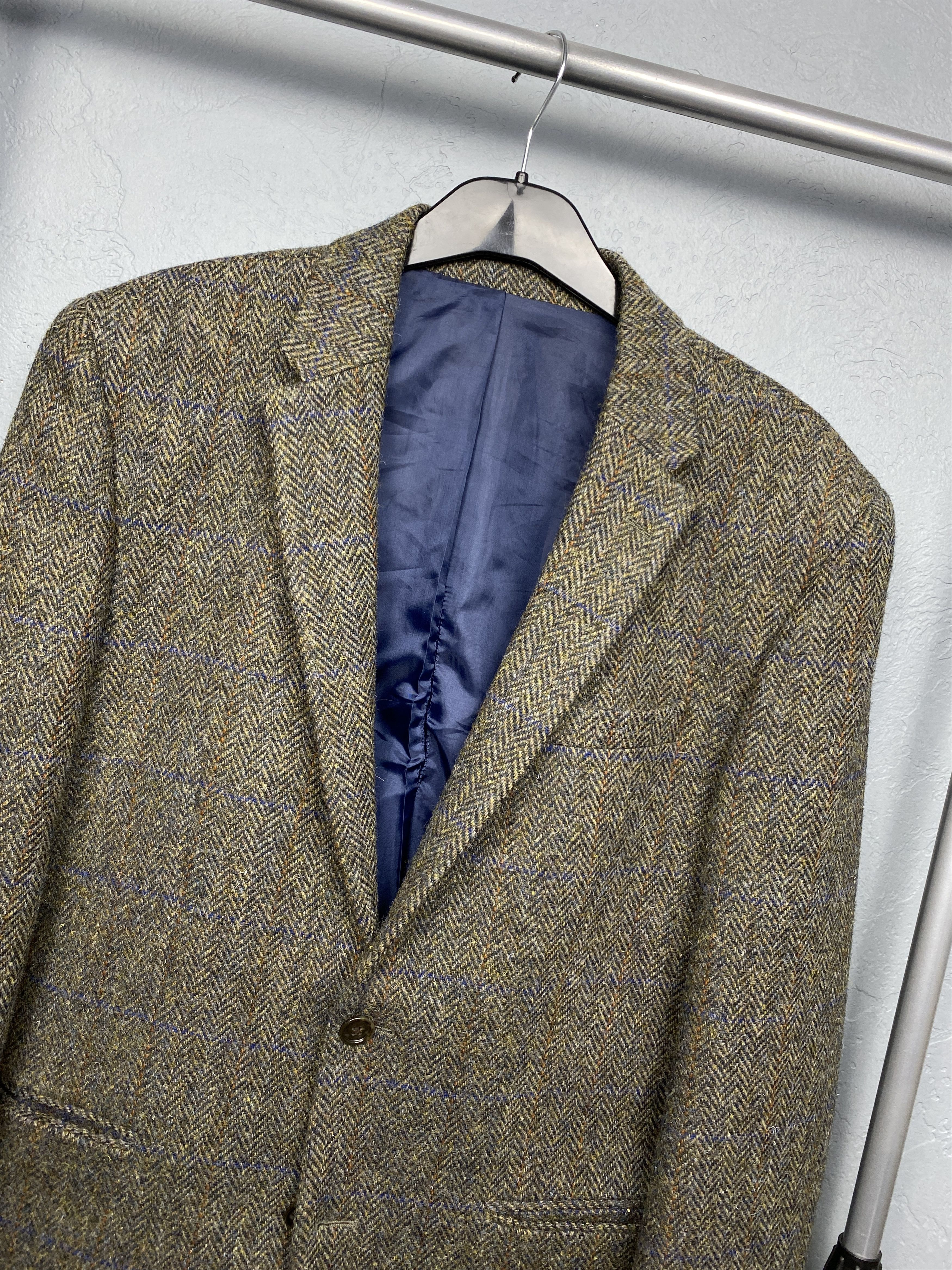 Harris Tweed Harris Tweed Wool Two Buttons Blazer Jacket Size US L / EU 52-54 / 3 - 2 Thumbnail