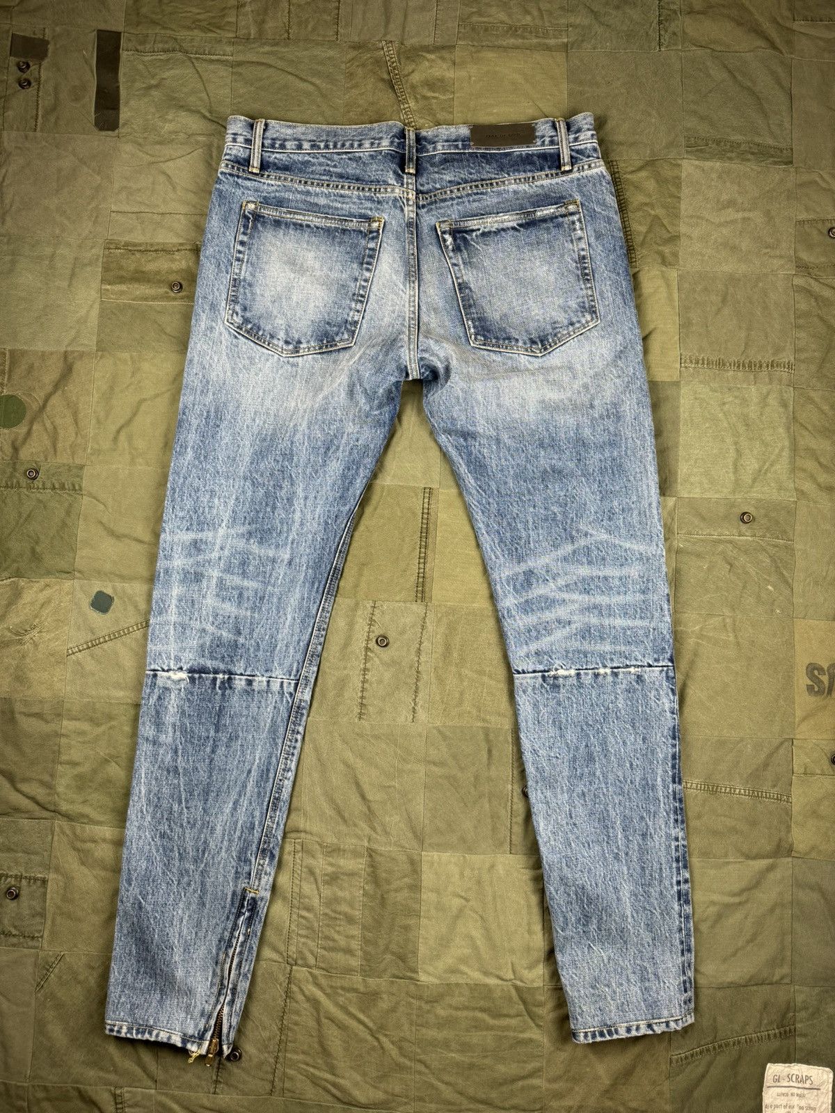 Fear of God Slim-fit Ankle Zip Jeans Size US 35 - 2 Thumbnail