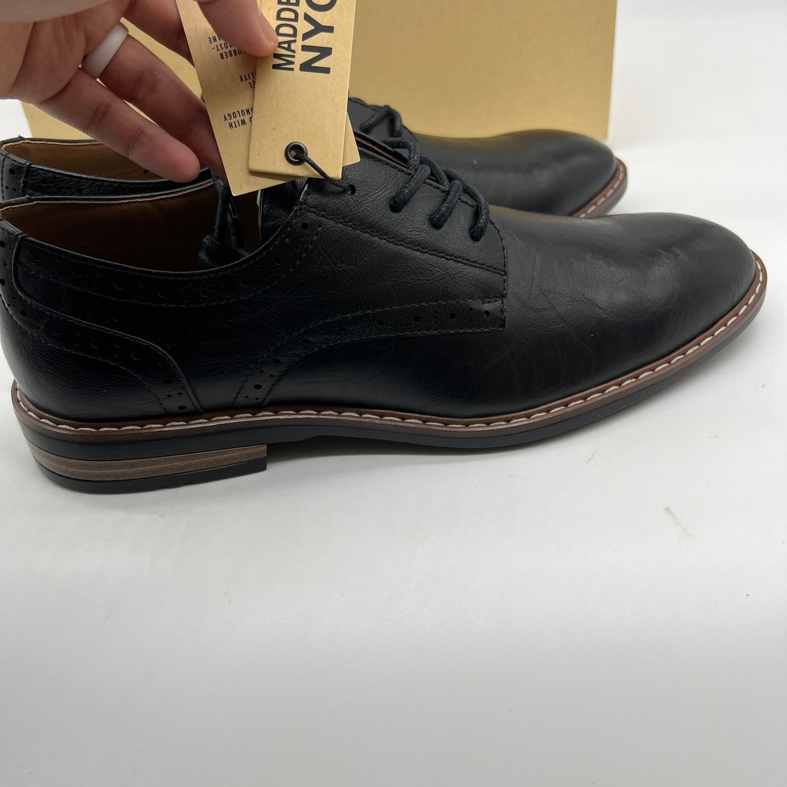 Other Madden NYC Men's Anthony Oxford Shoes Lace-up Black Size 8 Size US 8 / EU 41 - 5 Thumbnail