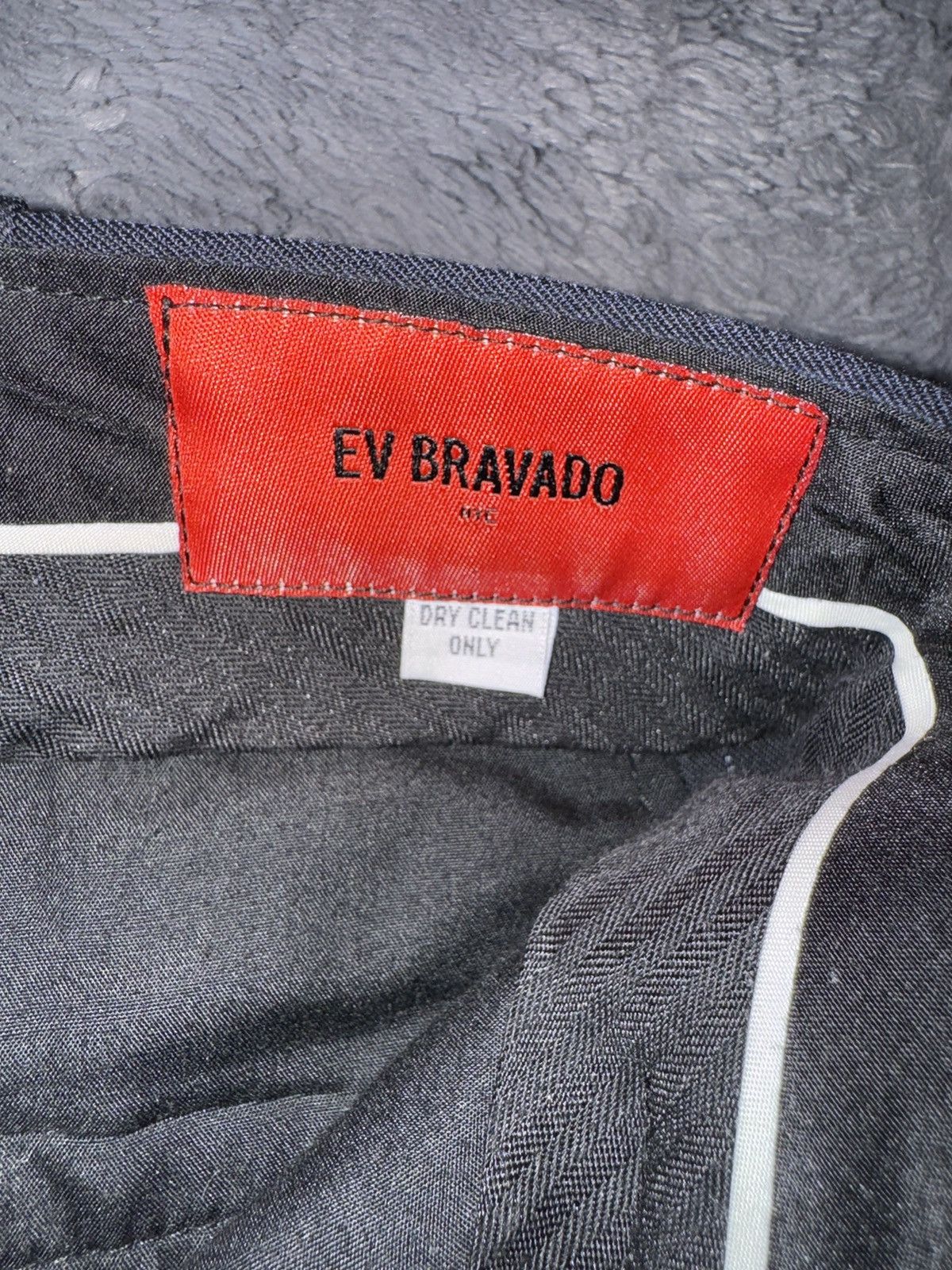 Ev Bravado × Who Decides War Ev Bravado “Do You Think I’m Crazy?” Pinstripe Pants Size US 32 / EU 48 - 4 Thumbnail