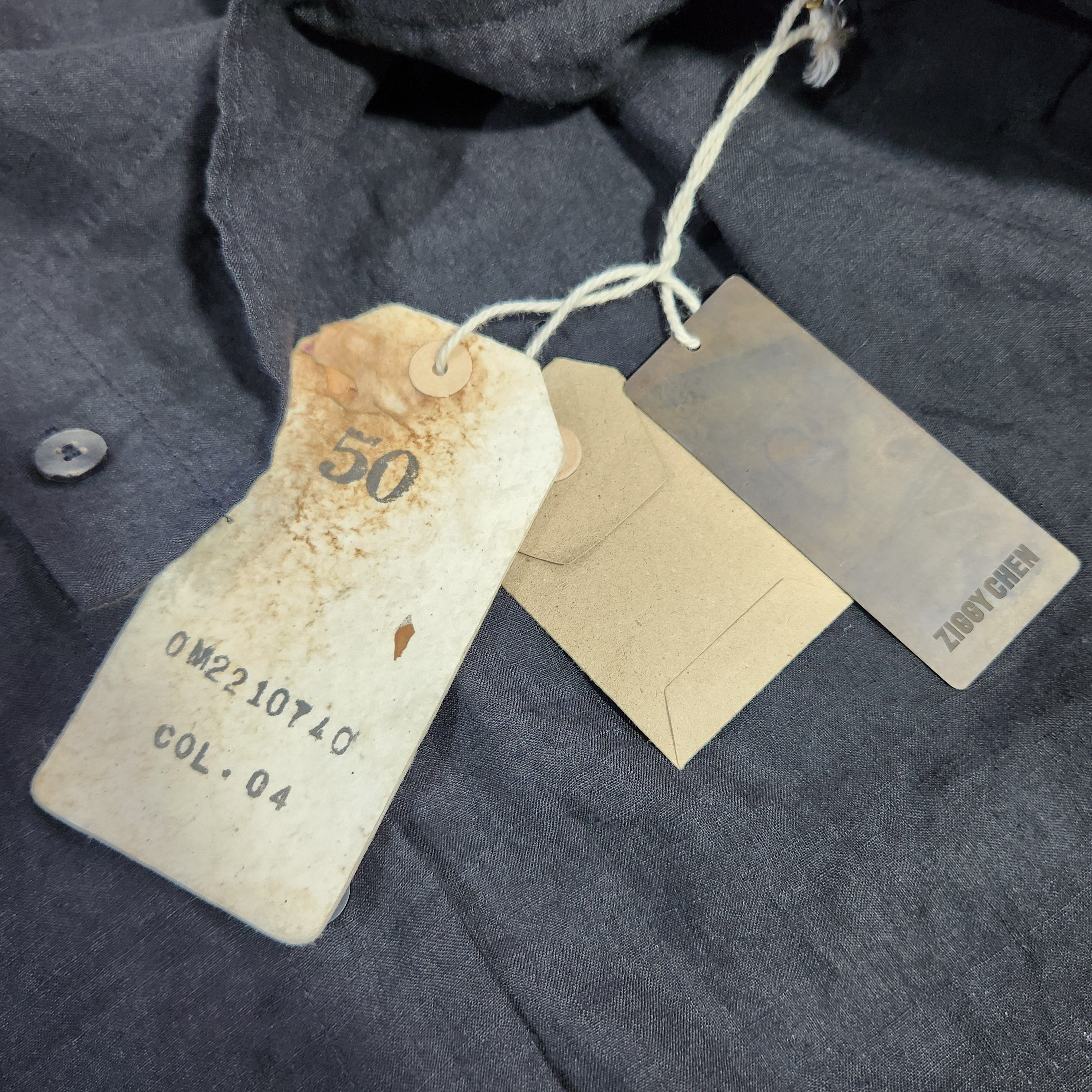 Ziggy Chen Ziggy Chen SS2022 Assemble patchworks cupro shirt Size US M / EU 48-50 / 2 - 9 Thumbnail