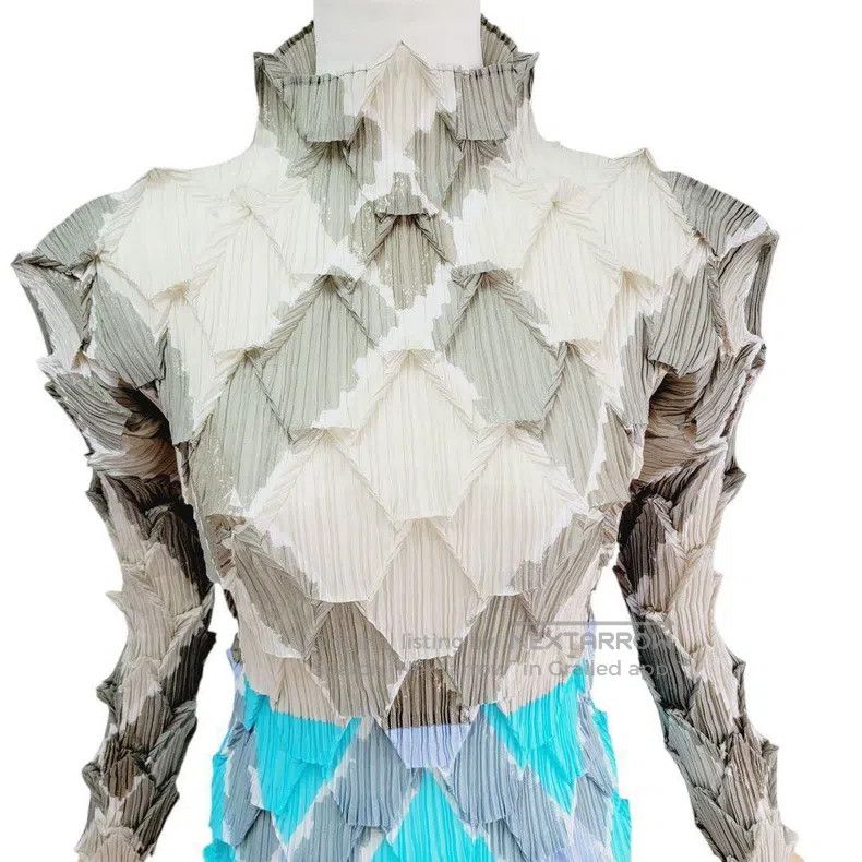 Issey Miyake Issey Miyake Color-block Long Sleeve Size M / US 6-8 / IT 42-44 - 7 Thumbnail