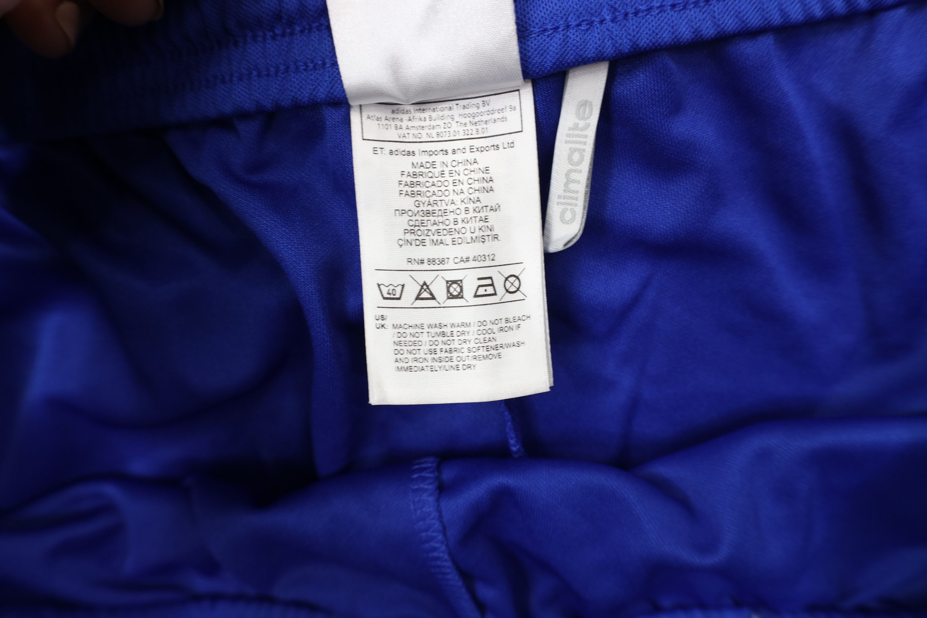 Adidas × Vintage Vintage Adidas Striped Running Jogging Soccer Shorts Blue Size 34" / US 12 / IT 48 - 7 Thumbnail