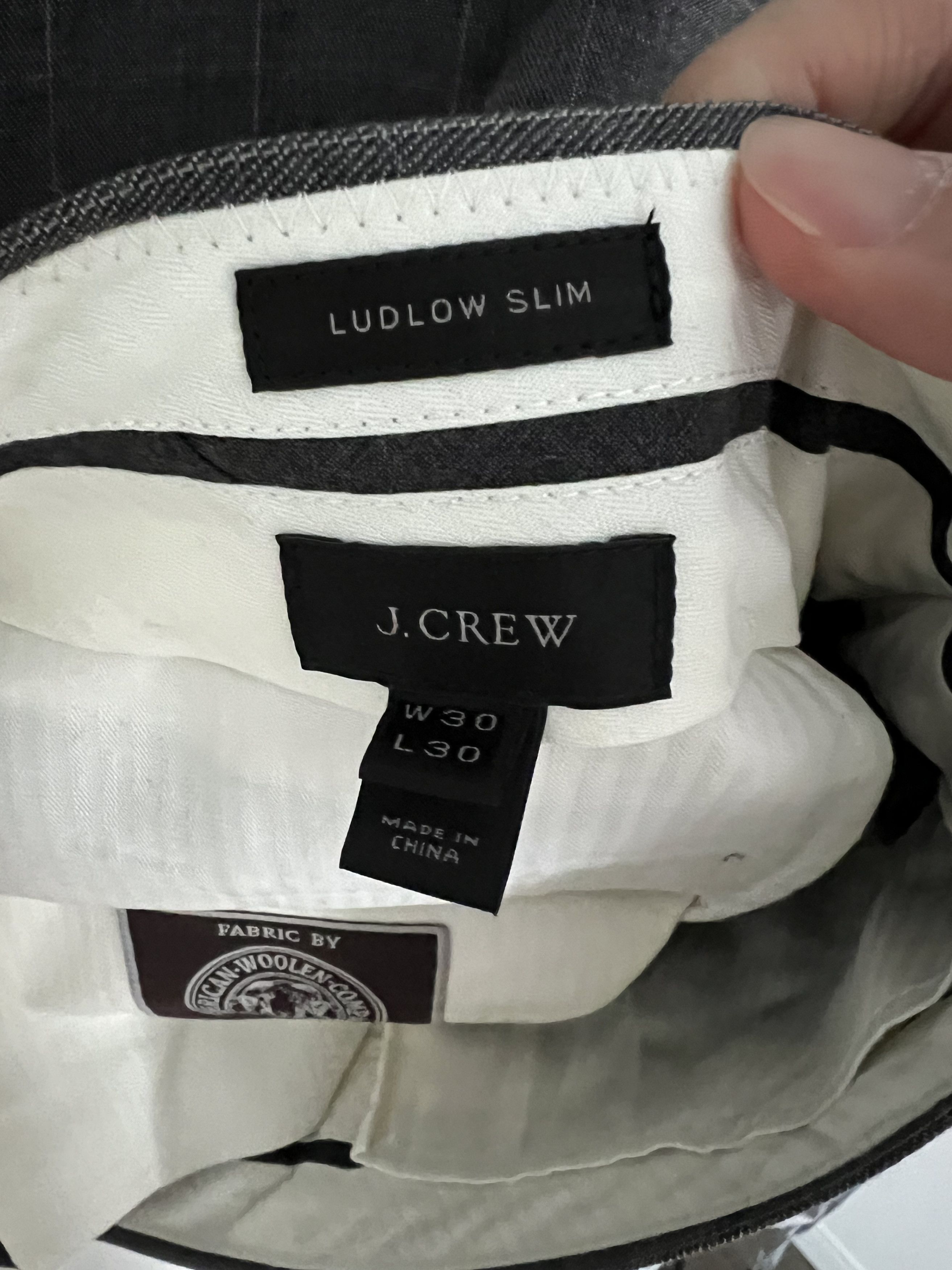 J.Crew Ludlow Checkered Wool Pants Size US 30 / EU 46 - 3 Thumbnail