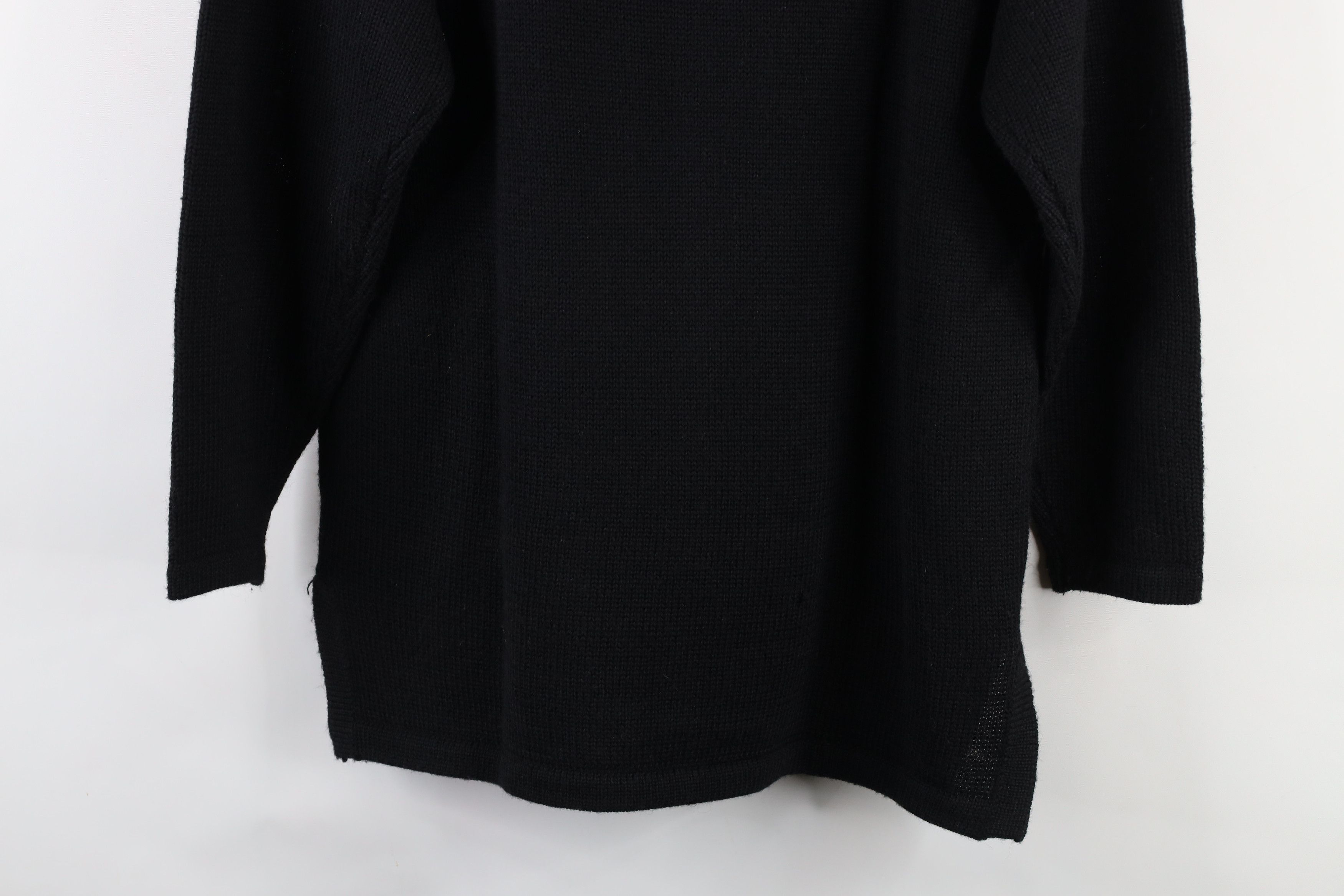 Vintage Vintage 90s Streetwear Embroidered Flower Turtleneck Sweater Size M / US 6-8 / IT 42-44 - 13 Thumbnail
