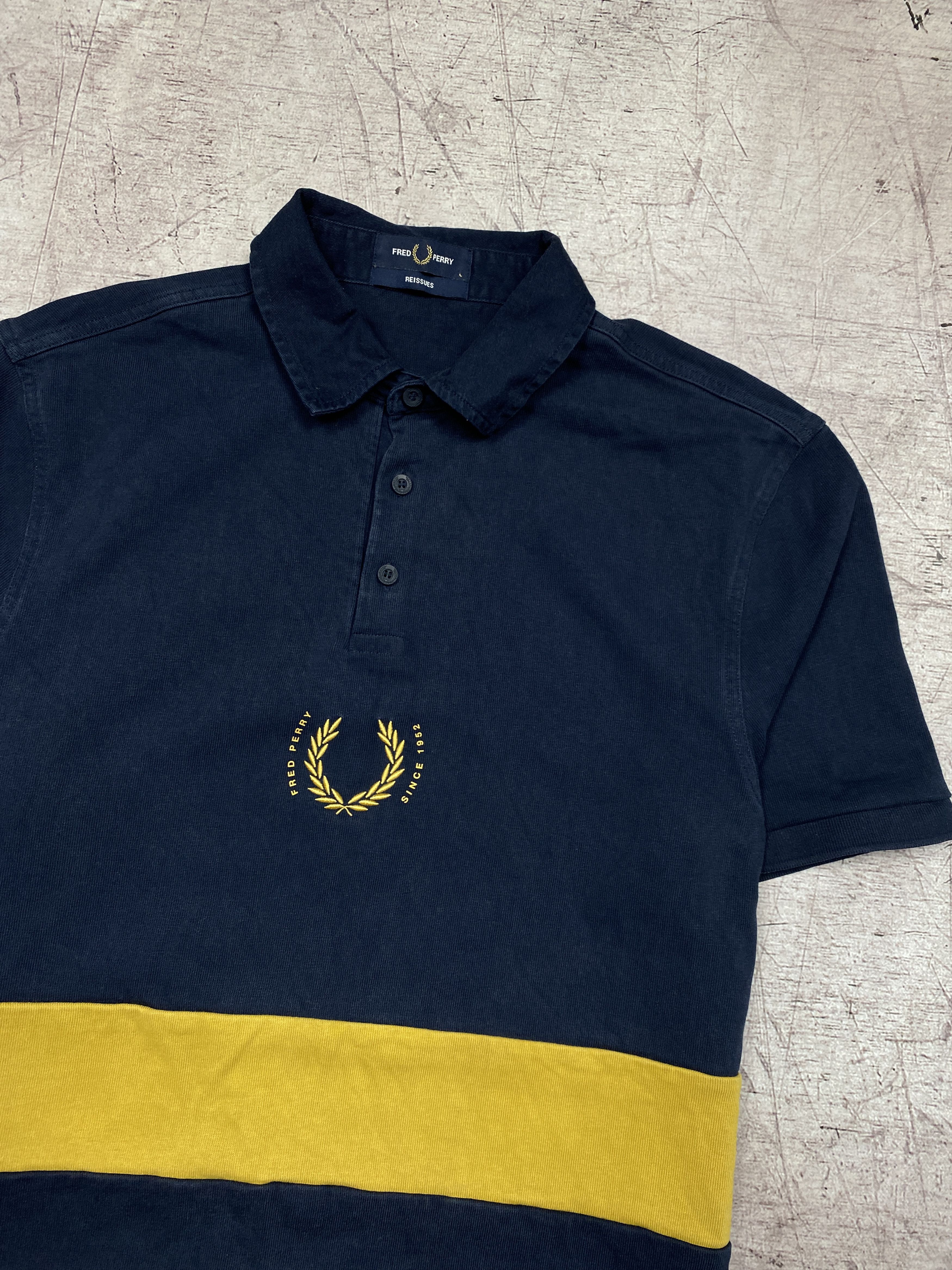 Fred Perry × Vintage Fred Perry Reissues Vintage Mens Rugby Polo Shirt Size US L / EU 52-54 / 3 - 2 Thumbnail