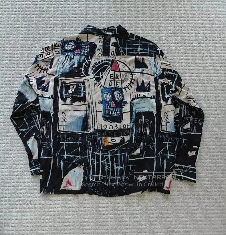 Wacko Maria WACKO MARIA BASQUIAT Hawaiian Long Sleeve Shirt Size US M / EU 48-50 / 2 - 4 Thumbnail