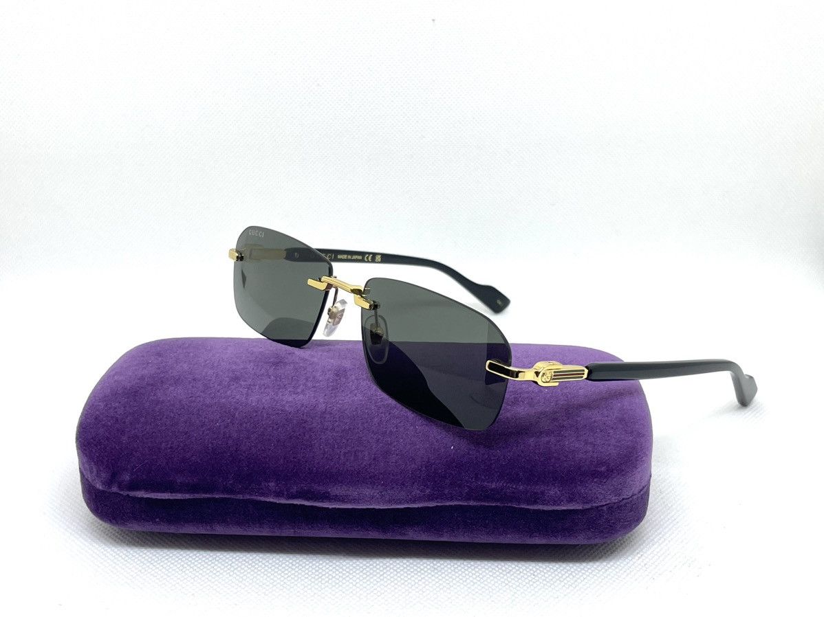 Vintage Gucci sunglasses GG1221S 001 56 Made in Japan New Collection Size ONE SIZE - 3 Thumbnail