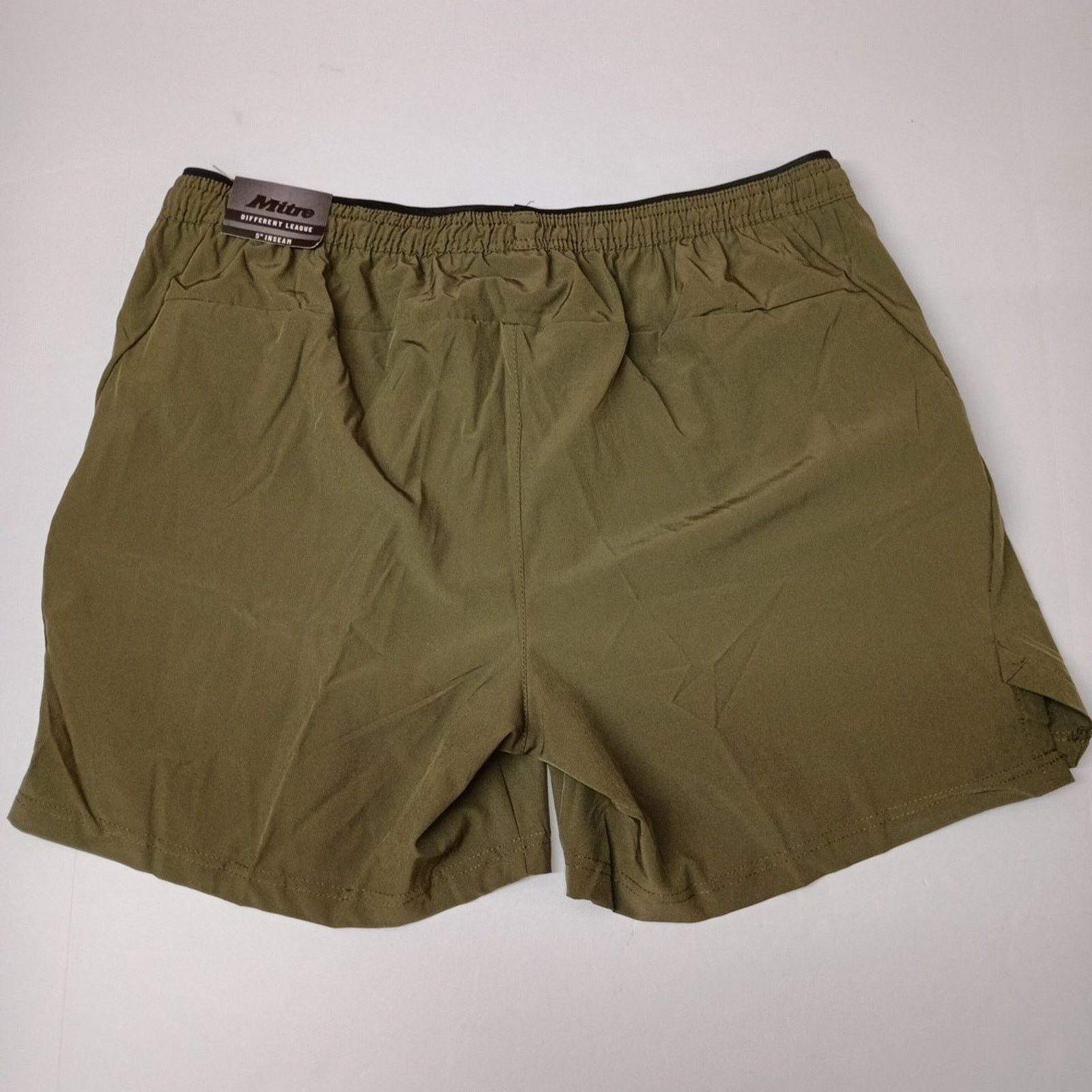 Other Mitre Men’s XL Elastic Waist Green Shorts With 5” Inseam NWT Size US 36 / EU 52 - 7 Thumbnail