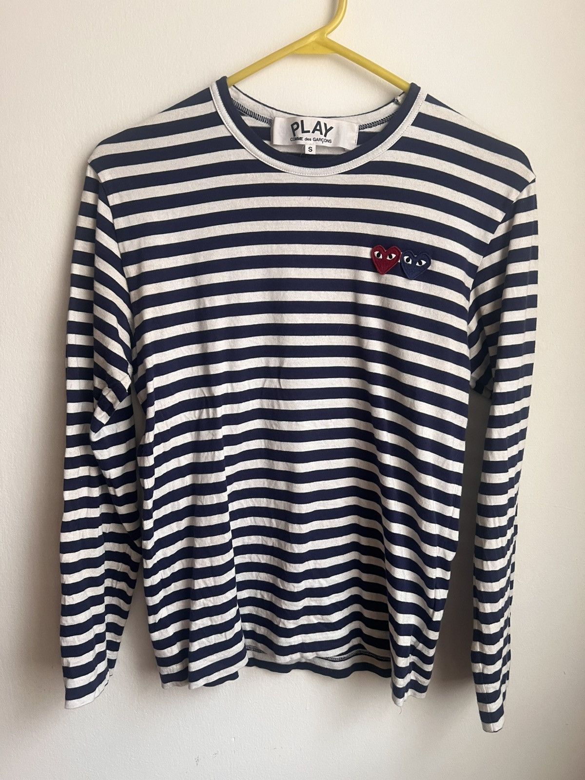 Comme des Garcons Comme des Carçons PLAY (Mini Heart Long Sleeve T-Shirt) Size US S / EU 44-46 / 1 - 1 Thumbnail