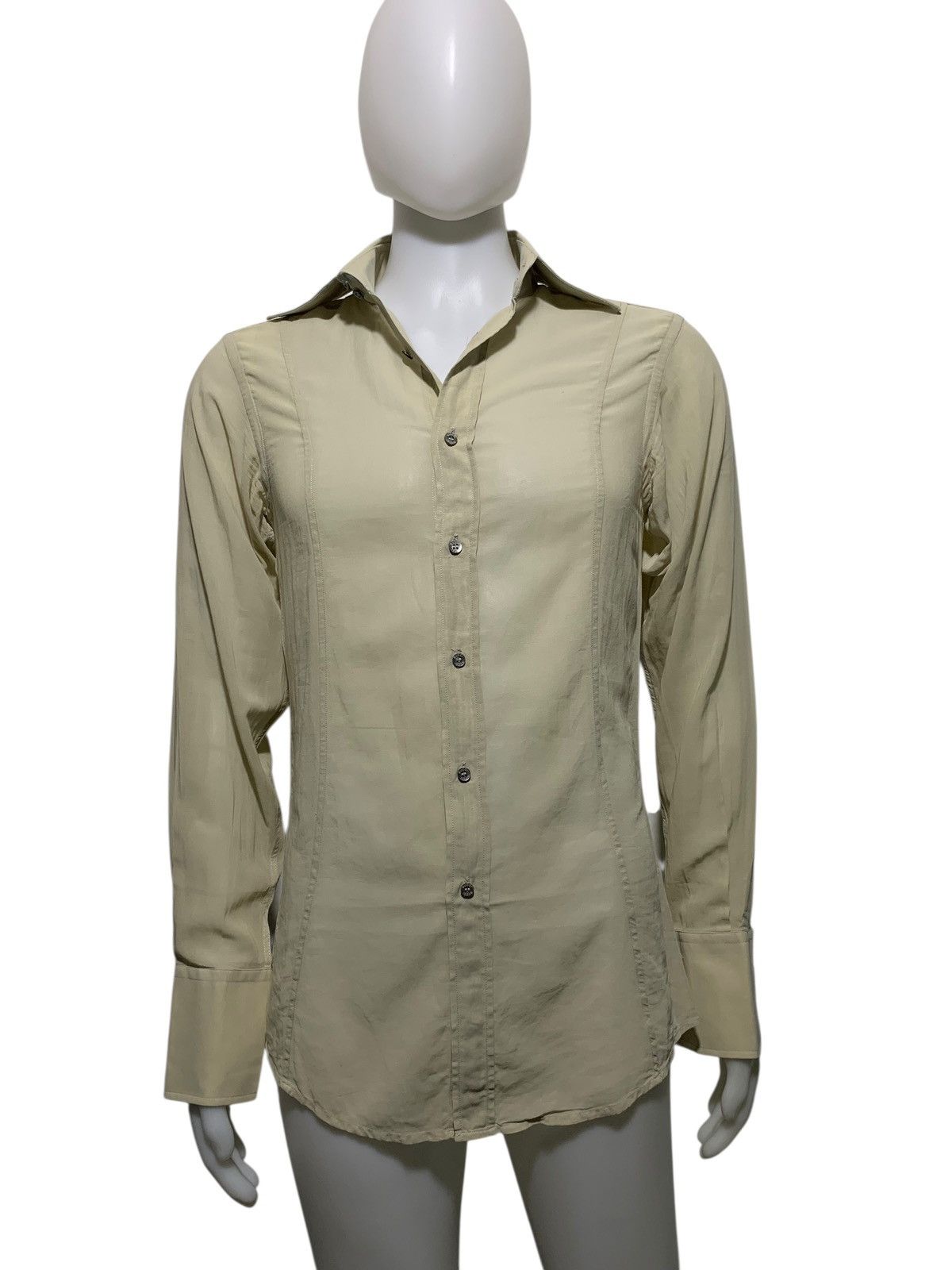 Gucci Gucci tom ford sheer button up shirt Size US S / EU 44-46 / 1 - 1 Thumbnail