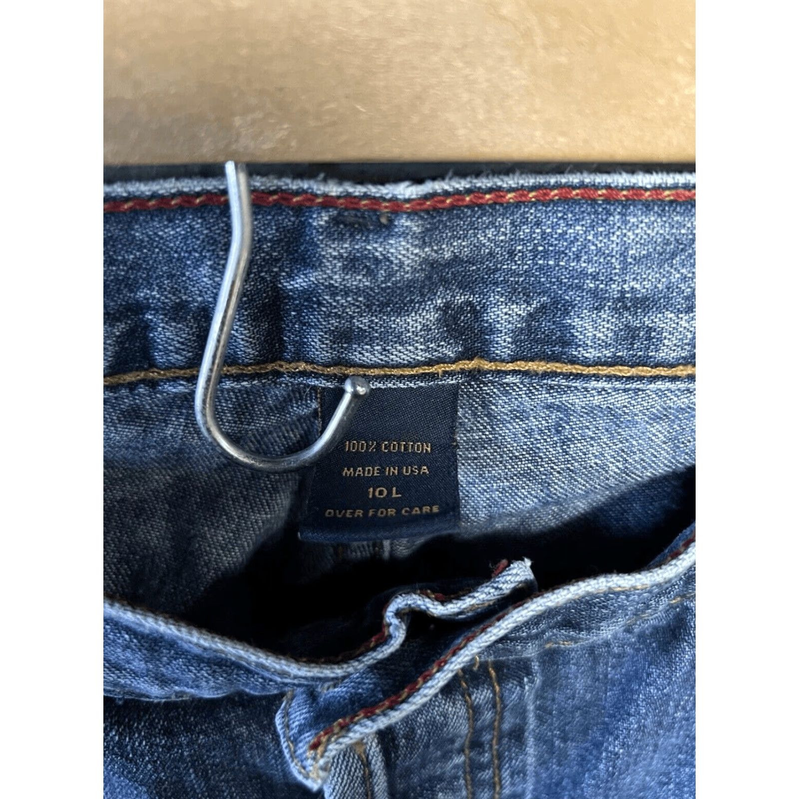 Abercrombie & Fitch Abercrombie & Fitch Womens Jeans Blue Denim Straight 10 Tall Size 10L x 32 Regular Fit Size 32" / US 10 / IT 46 - 3 Thumbnail