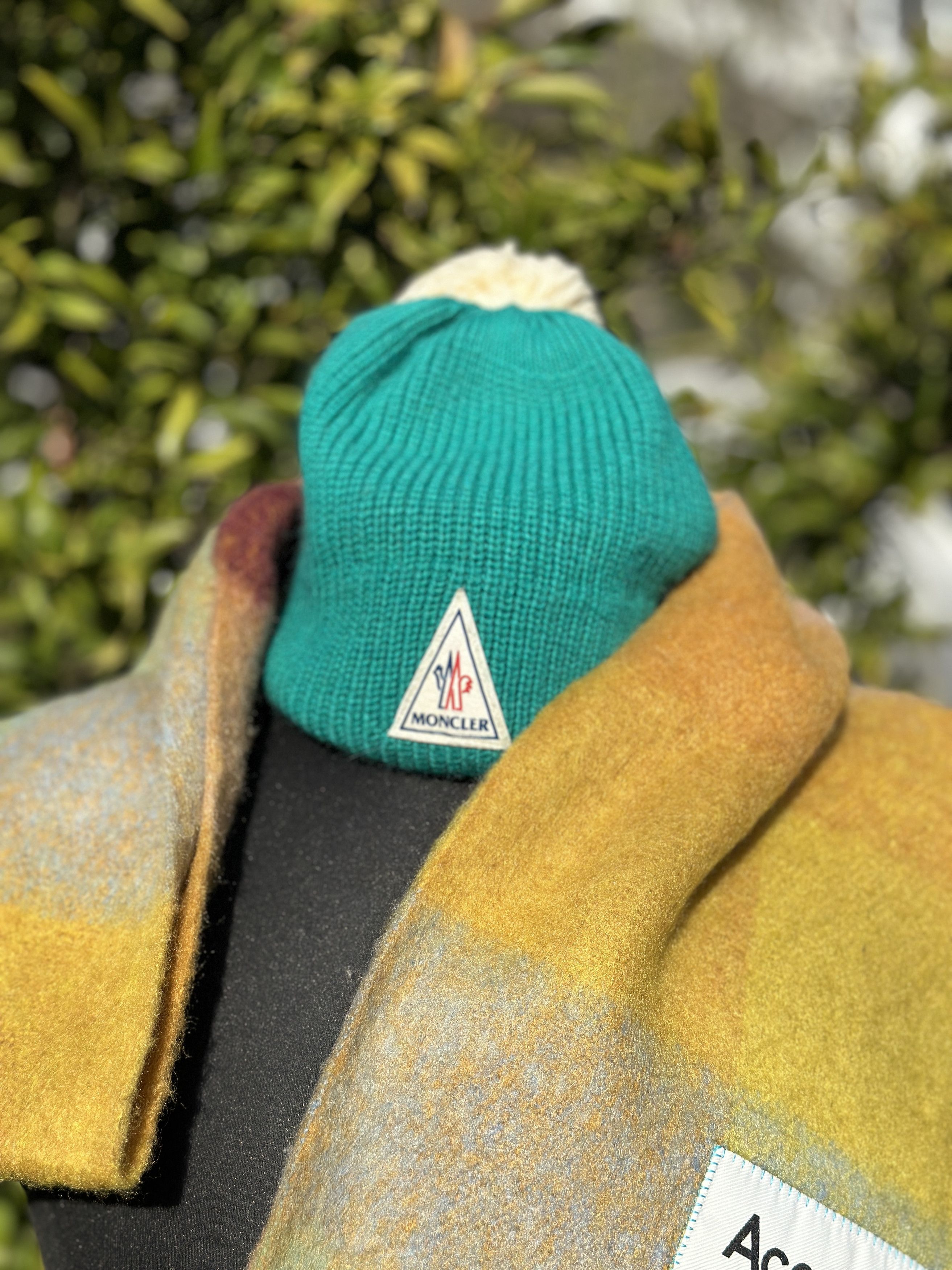 Acne Studios Acne Studios Large Plaid Scarf Wool Blend Logo Patch Size ONE SIZE - 4 Thumbnail