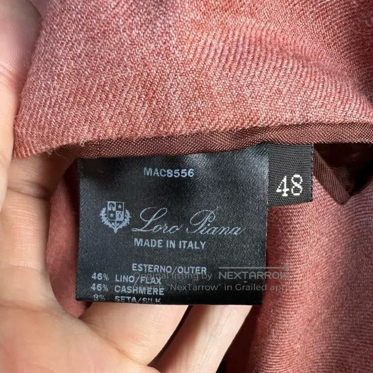 Loro Piana Loro Piana Linen Lightweight Casual Blazer Size 48L - 4 Thumbnail