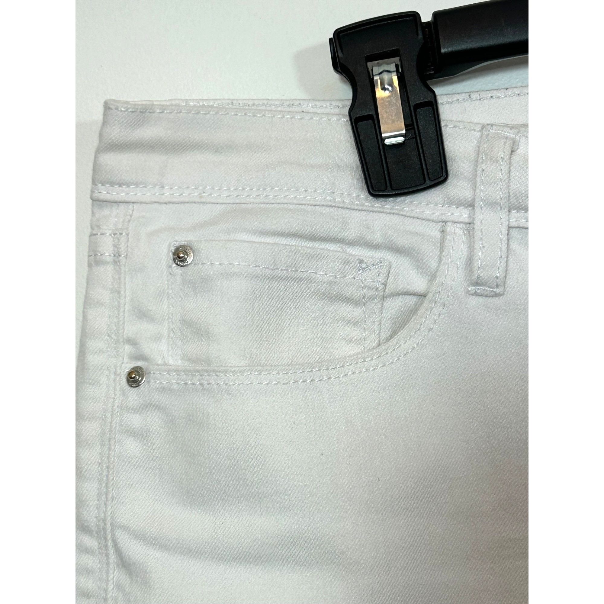 Other Kensie Jeans White 30 Tomboy Straight Ankle 5-pocket Denim Z Size 30" / US 8 / IT 44 - 10 Thumbnail