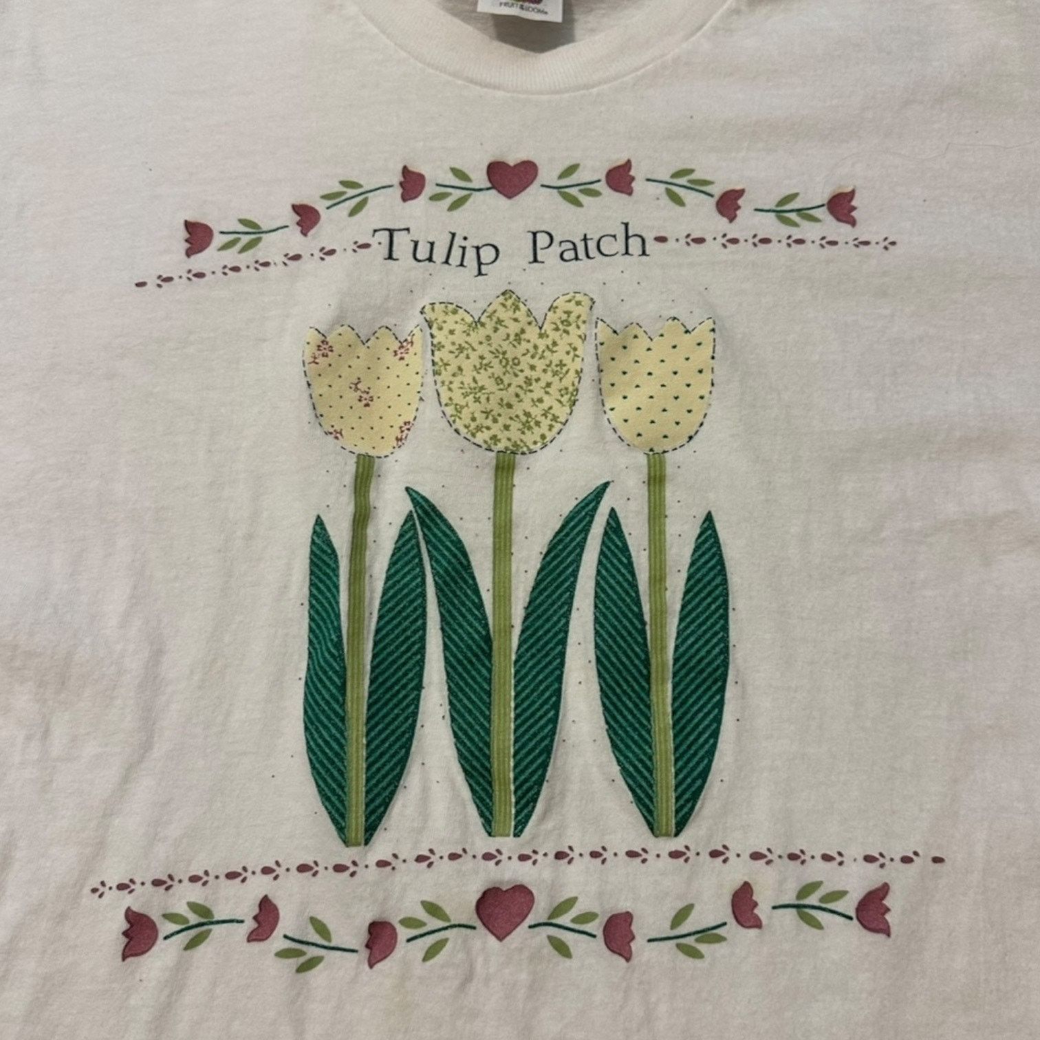 Fruit Of The Loom Tulip patch gardening tee Size US XL / EU 56 / 4 - 2 Thumbnail