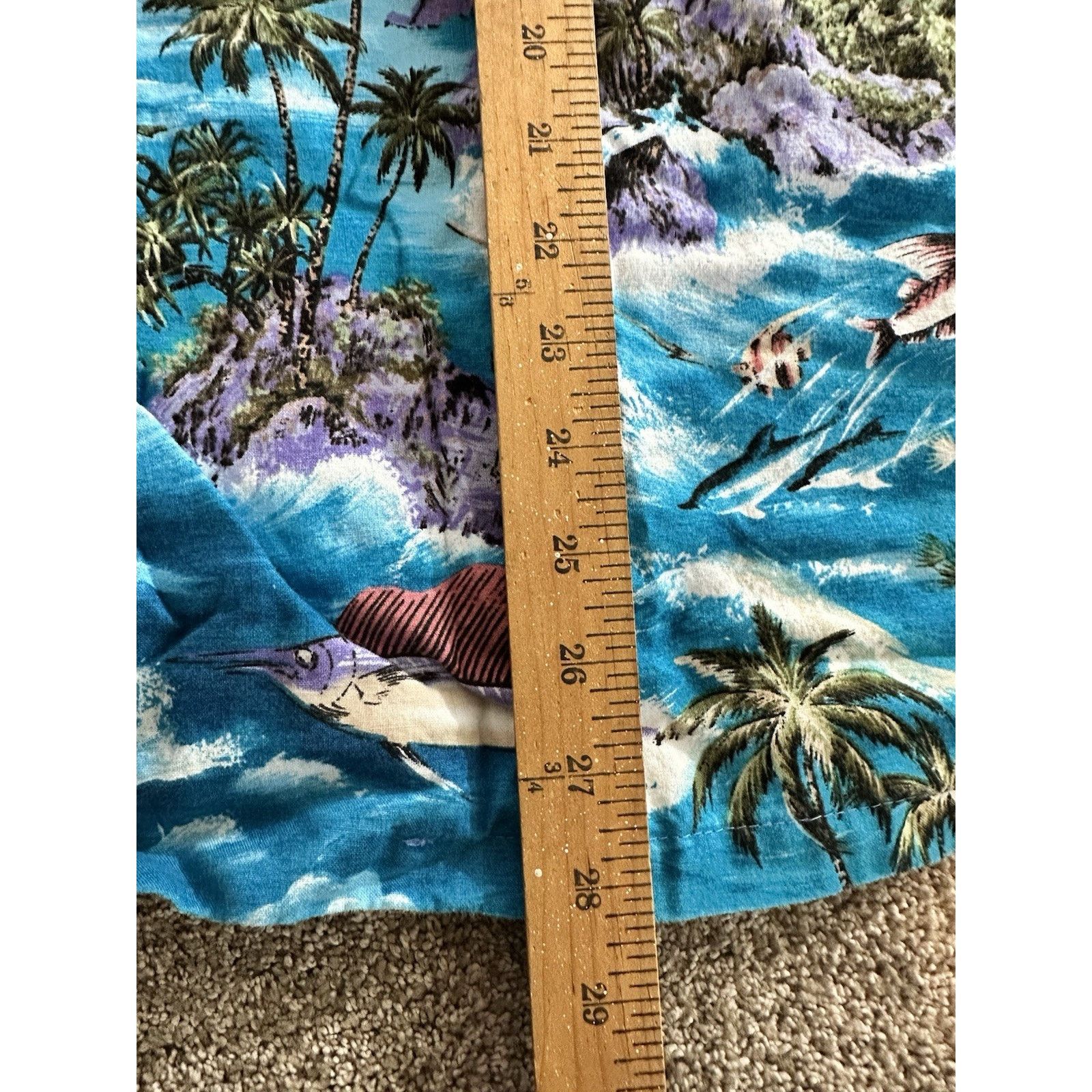 Other RJC Shirt Mens XL Green Hawaiian Scenic Tropical Print Aloha Size US XL / EU 56 / 4 - 4 Thumbnail