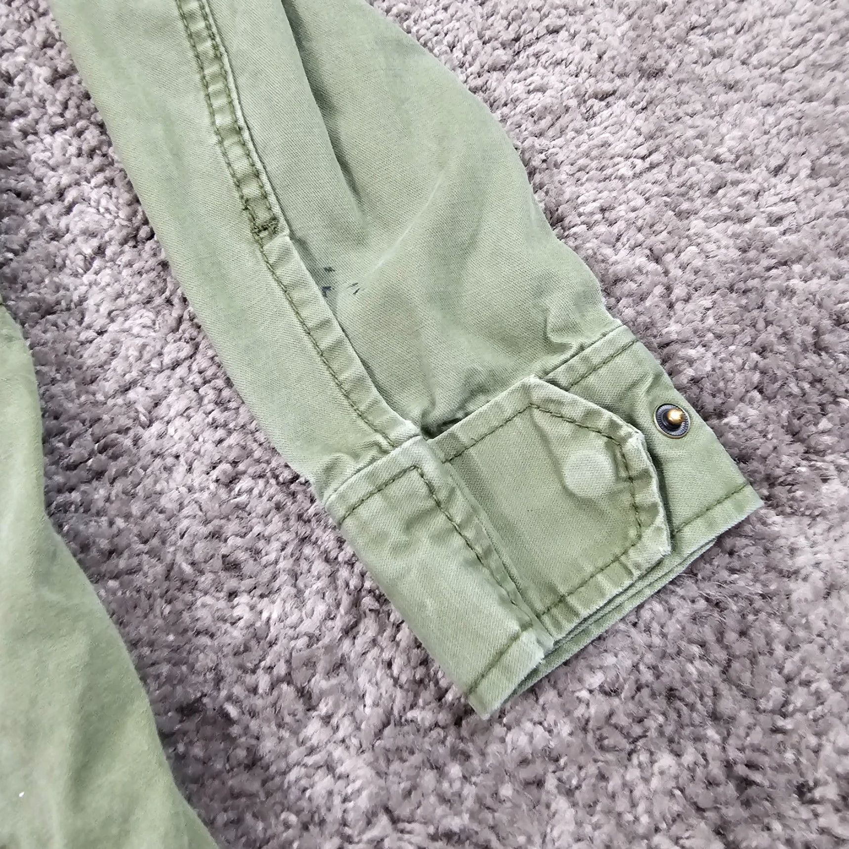 Madewell Madewell Jacket Women’s XS Green Field Military Full Zip Utility Adjustable Womens Size XS / US 0-2 / IT 36-38 - 4 Thumbnail