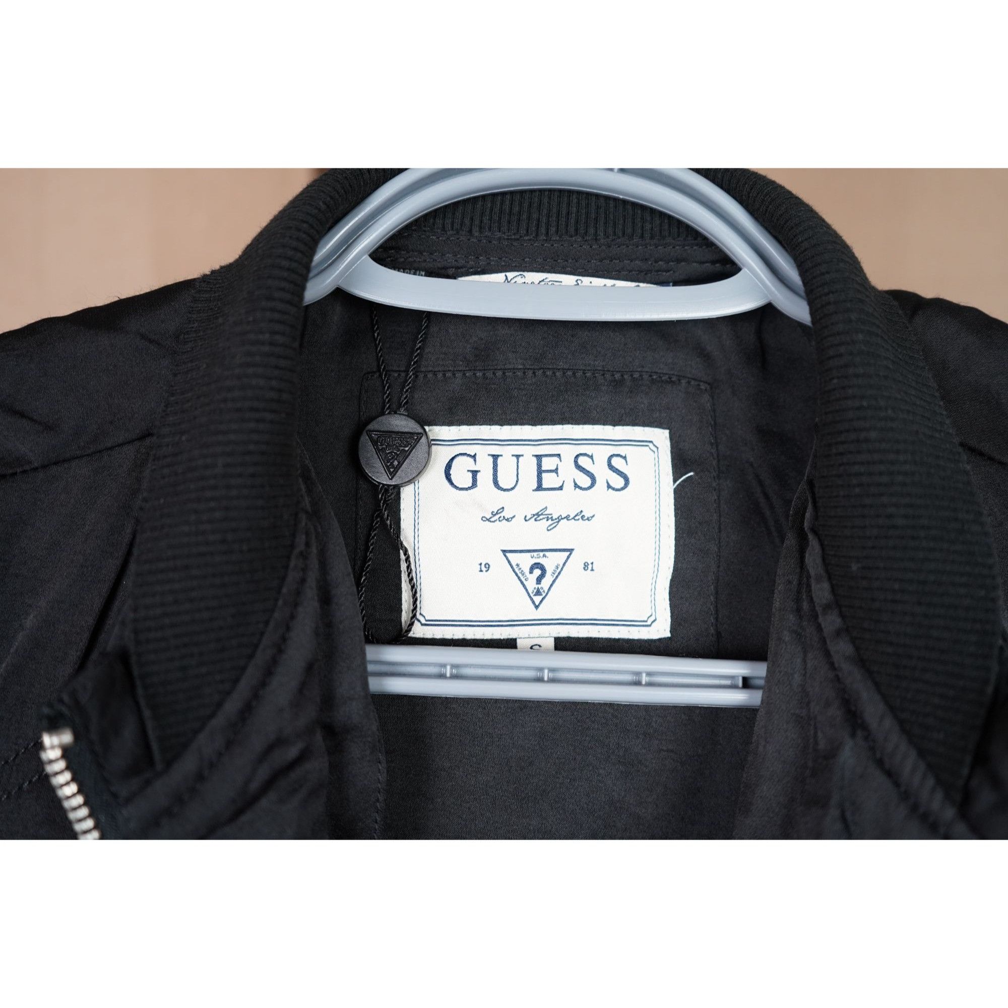 Guess Guess Black Zip-up Top Women's S #419 Size S / US 4 / IT 40 - 7 Thumbnail