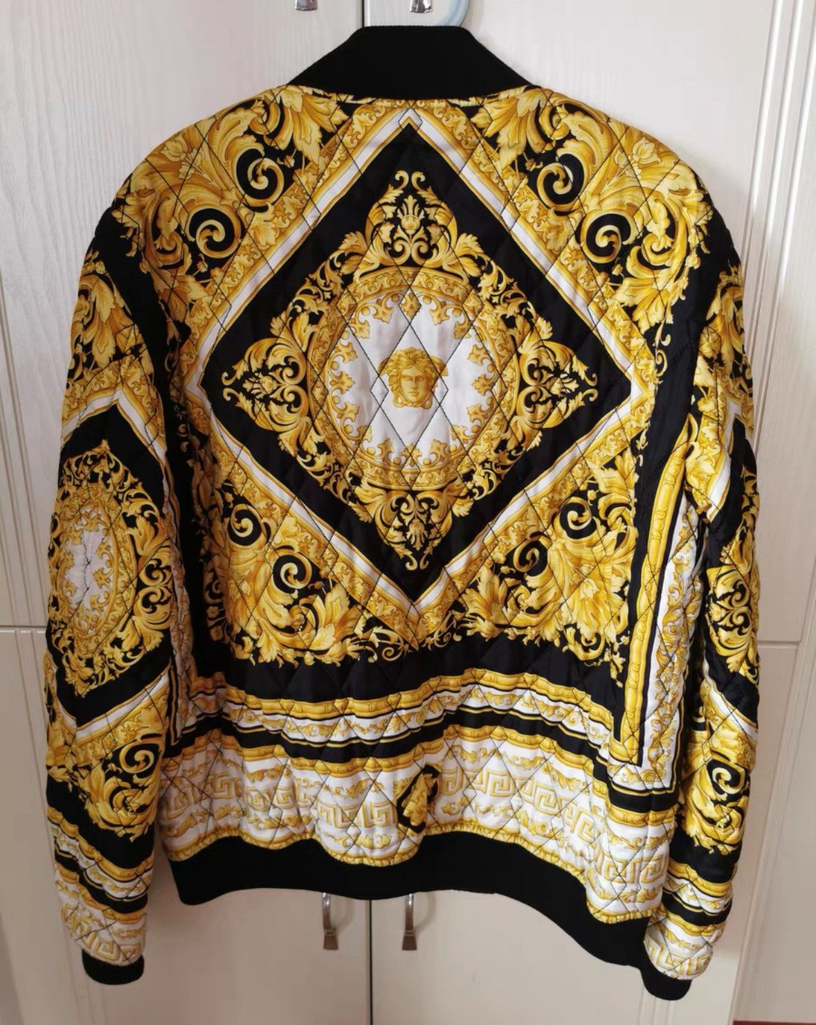 Versace Versace Mulberry silk cotton jacket Size US L / EU 52-54 / 3 - 2 Thumbnail