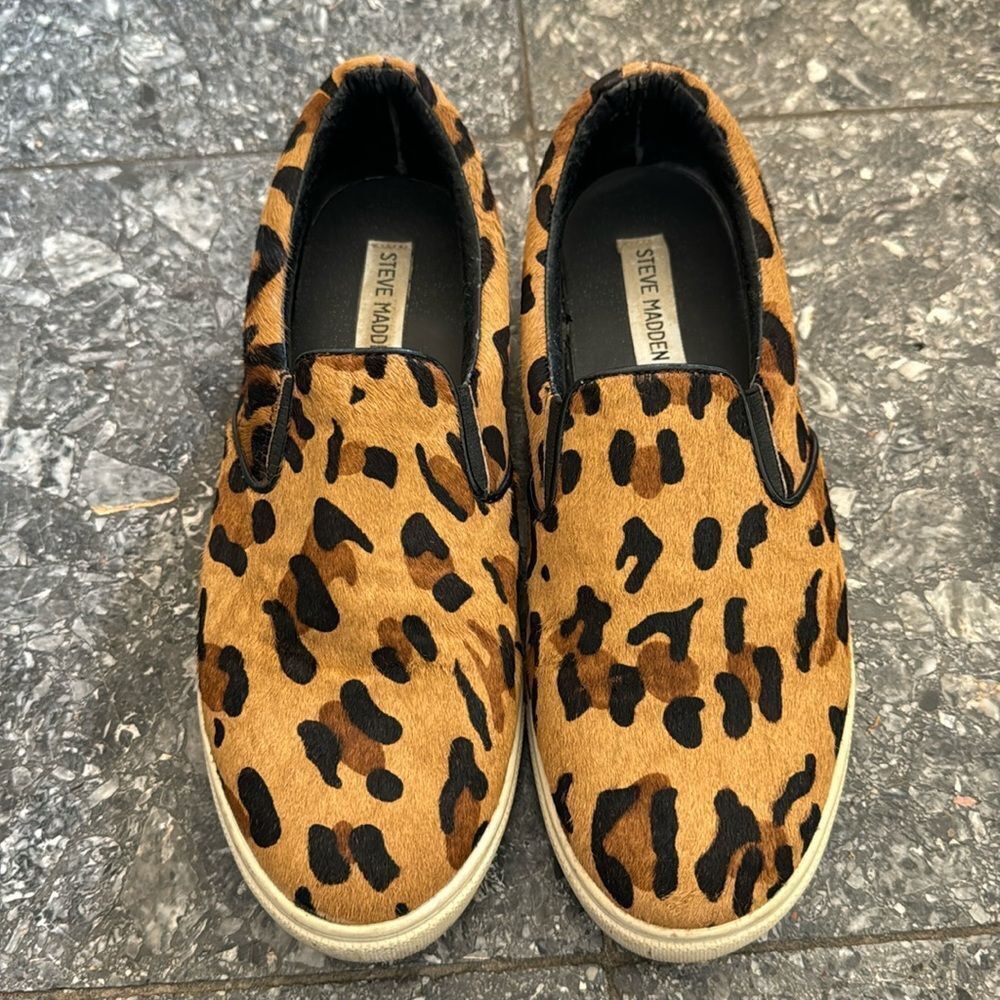 Steve Madden Steve Madden Ecentric cow hair upper leopard print slip on Size US 10 / IT 40 - 2 Thumbnail