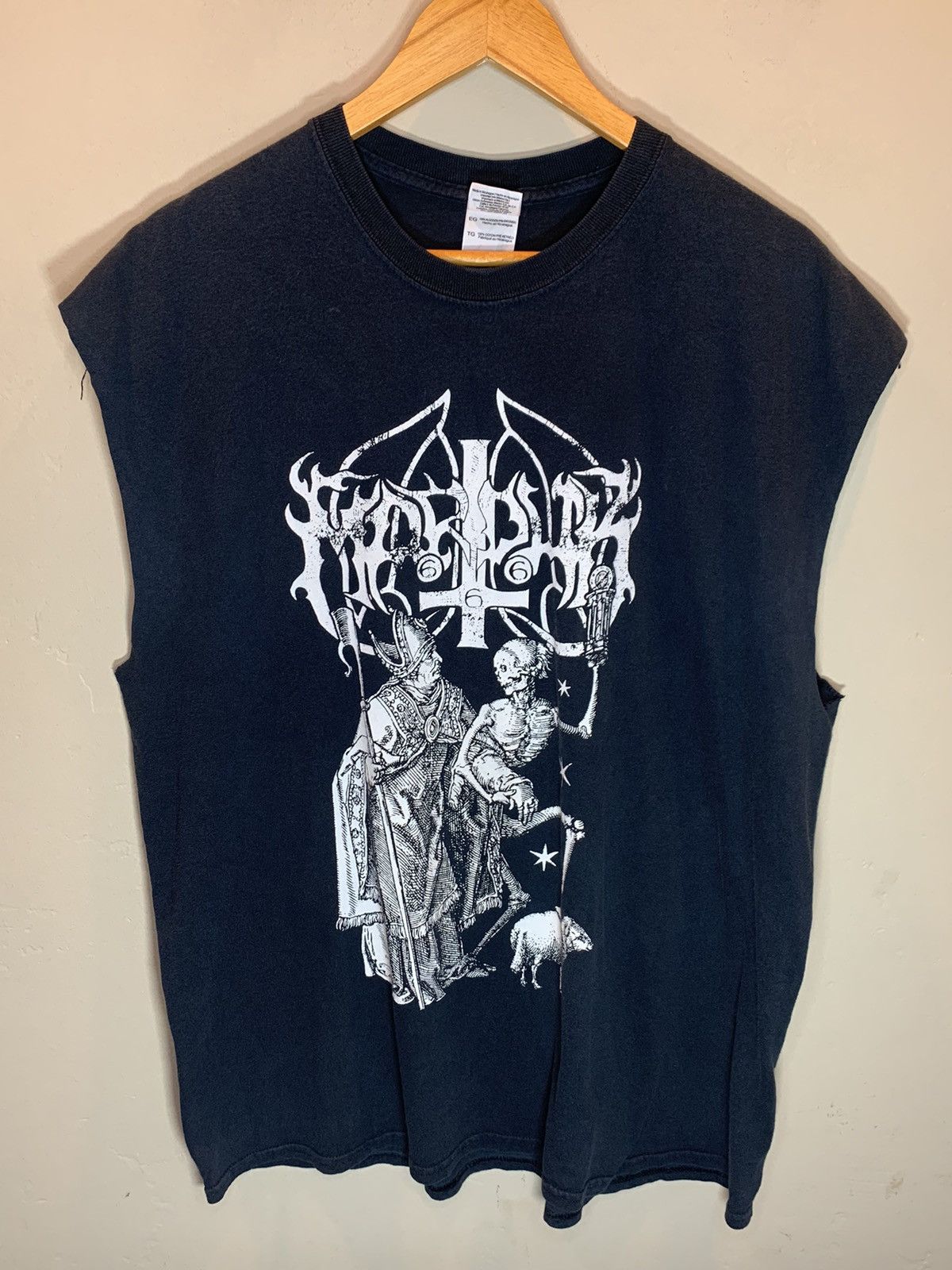 Band Tees *RARE* Vintage Marduk Imago Mortis Swedish Black Metal Shirt Size US XL / EU 56 / 4 - 1 Thumbnail