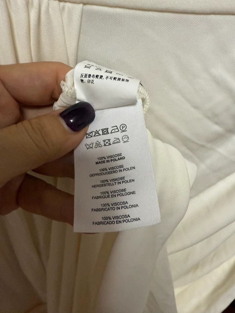 Dries Van Noten dries van noten size:34 White body-hugging skirt Size 42" / US 20 - 4 Thumbnail