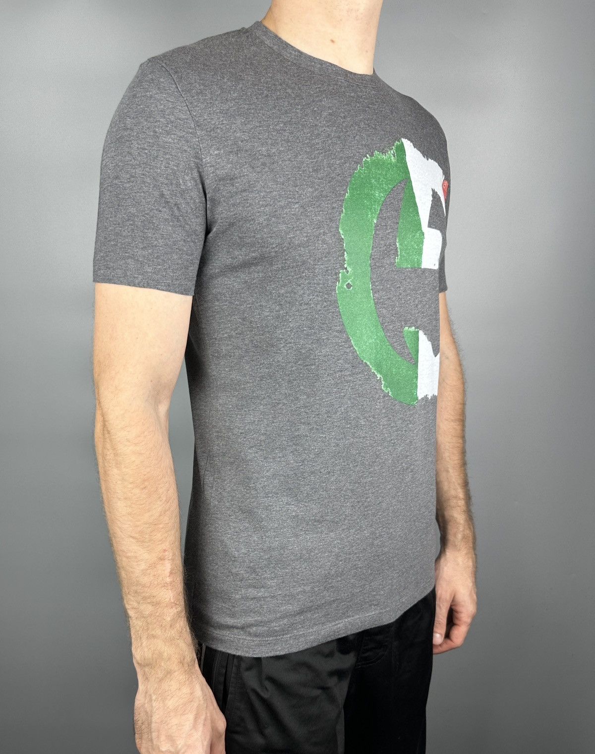 Gucci Gucci Big Logo T Shirt Tee Old Money Luxury Polo Size US M / EU 48-50 / 2 - 10 Thumbnail