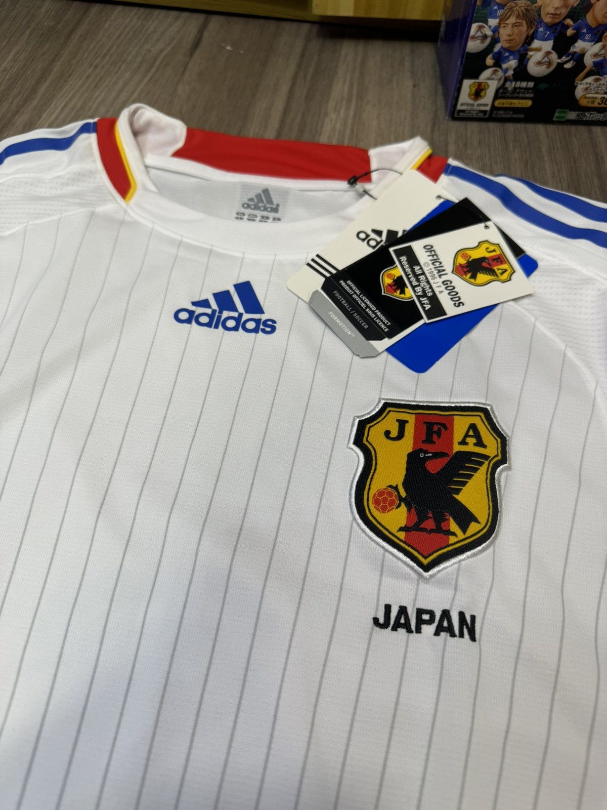Adidas Japan 08/09 long sleeves player issue away shirt (Bnwt) Size US L / EU 52-54 / 3 - 3 Thumbnail