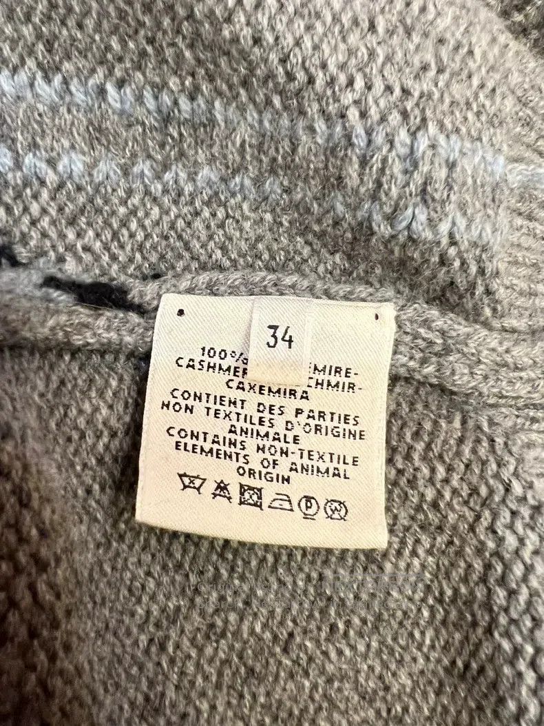 Hermes Hermes Pure cashmere oversized wide fit cardigan sweater Size XXS / US 00 / IT 34 - 9 Thumbnail