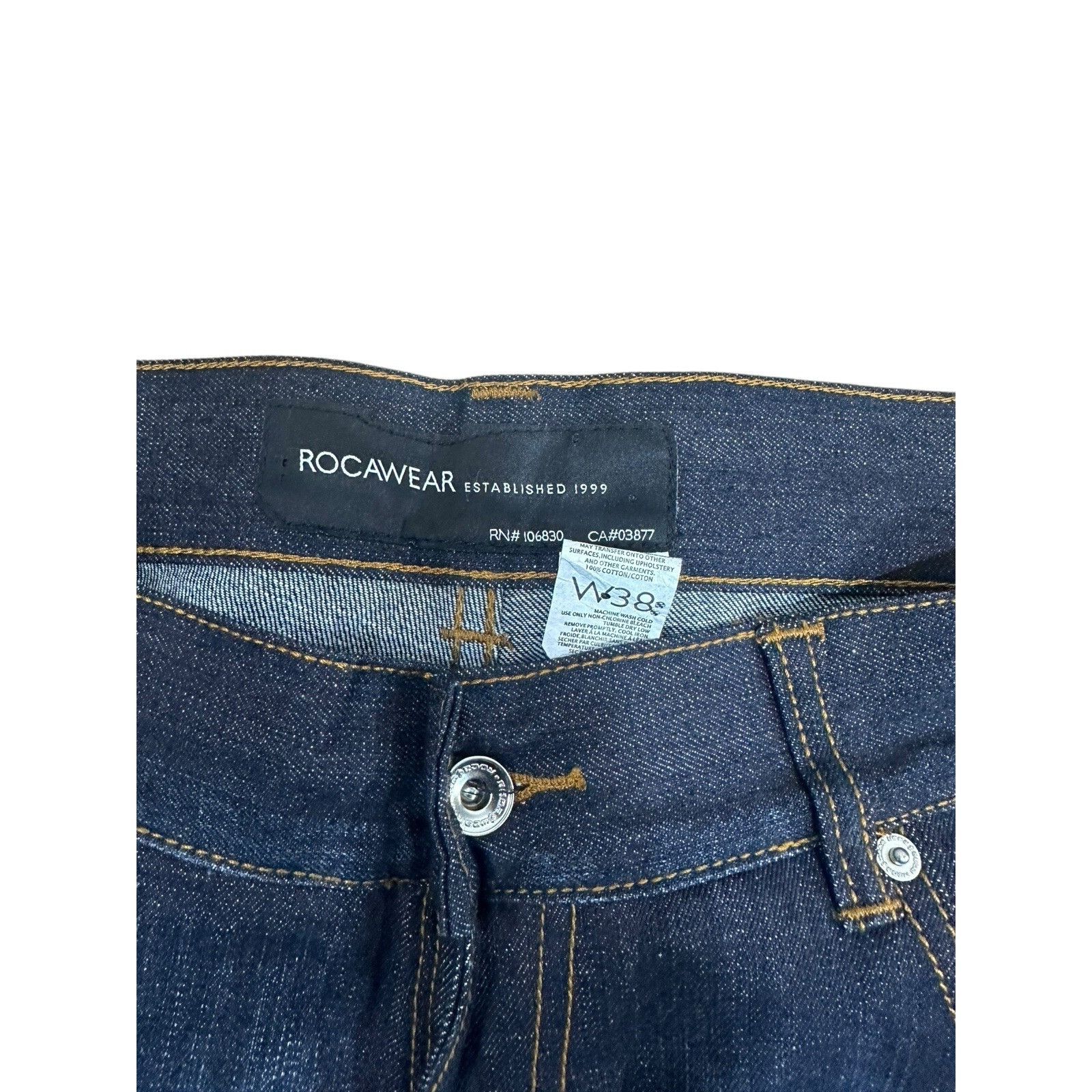 Rocawear Vintage Y2K Rocawear Jeans Mens Denim Baggy Hip Hop Indigo W Size US 38 / EU 54 - 5 Thumbnail