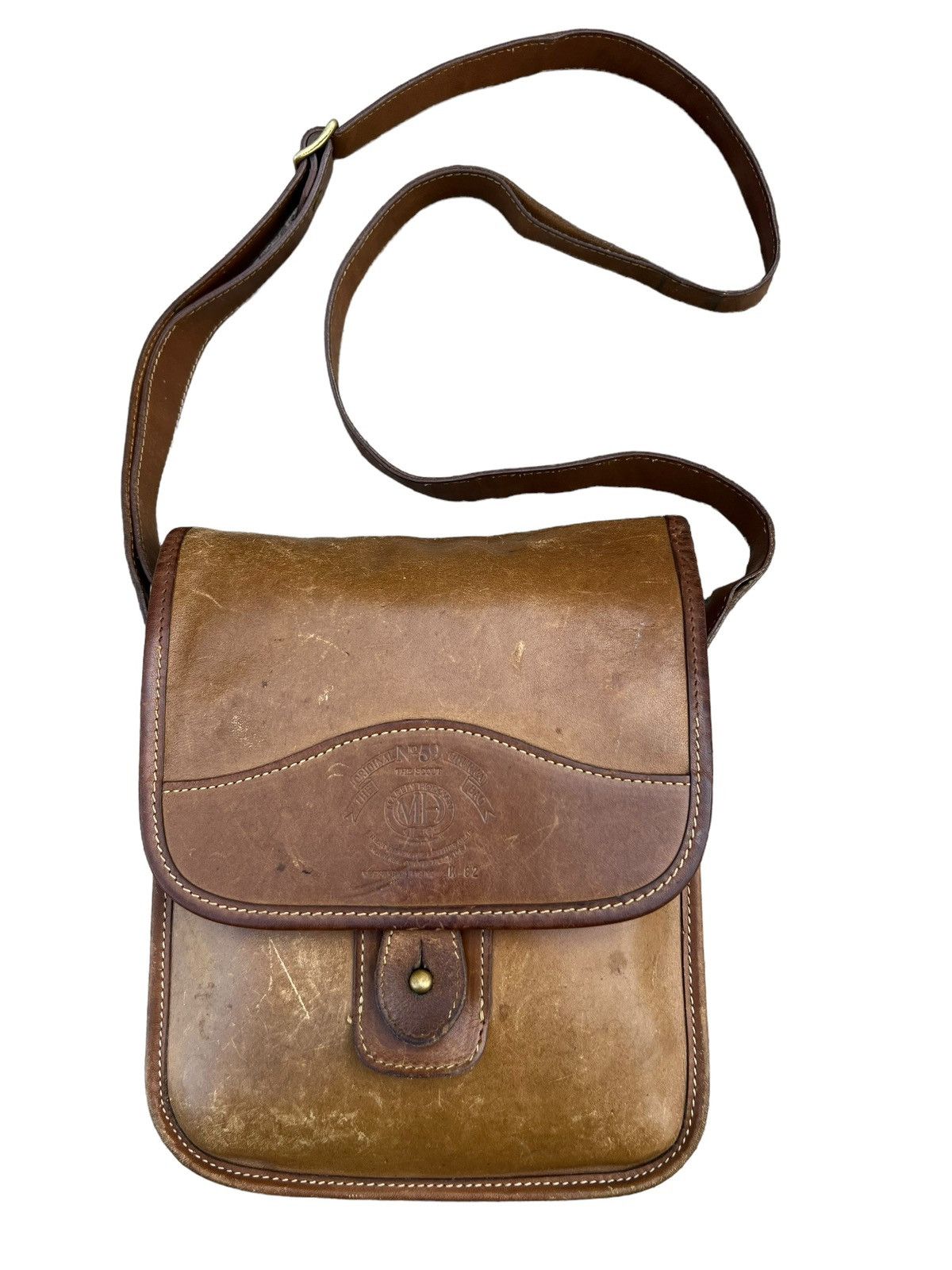 Leather × Vintage Vintage Gurkha Marley Hodgson Distressed Leather Bag Size ONE SIZE - 1 Thumbnail