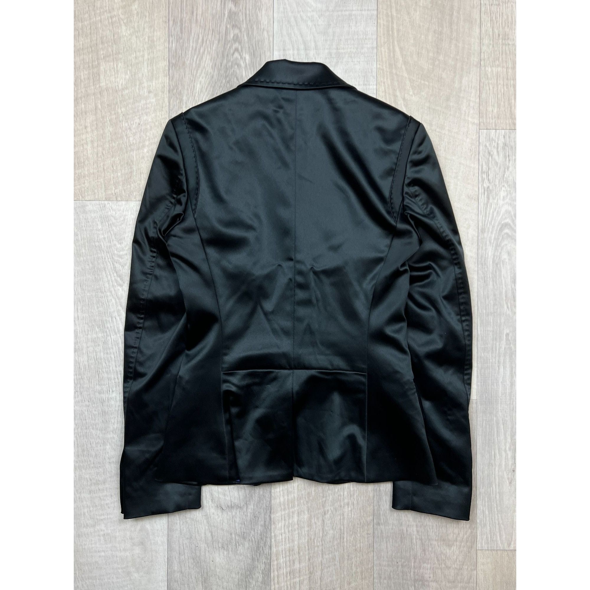 Dolce & Gabbana Dolce & Gabbana Satin Blazer (Y0156) Size S / US 4 / IT 40 - 11 Thumbnail