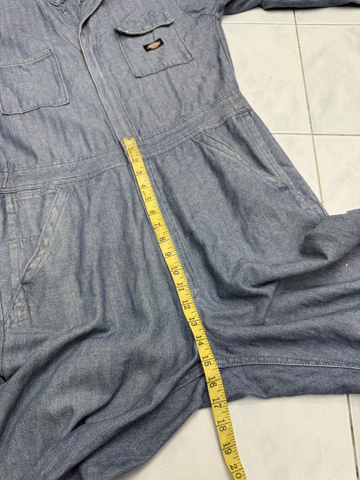 Dickies 🔥🔥🔥STEALS DICKIES DENIM COVERALL Size US 37 - 19 Thumbnail
