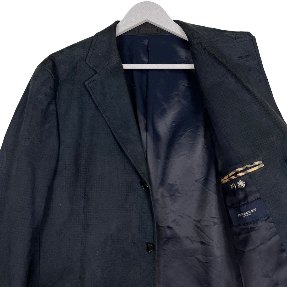 Burberry 🔥 BURBERRY LONDON artificial leather BLAZER JACKET Size US M / EU 48-50 / 2 - 10 Thumbnail