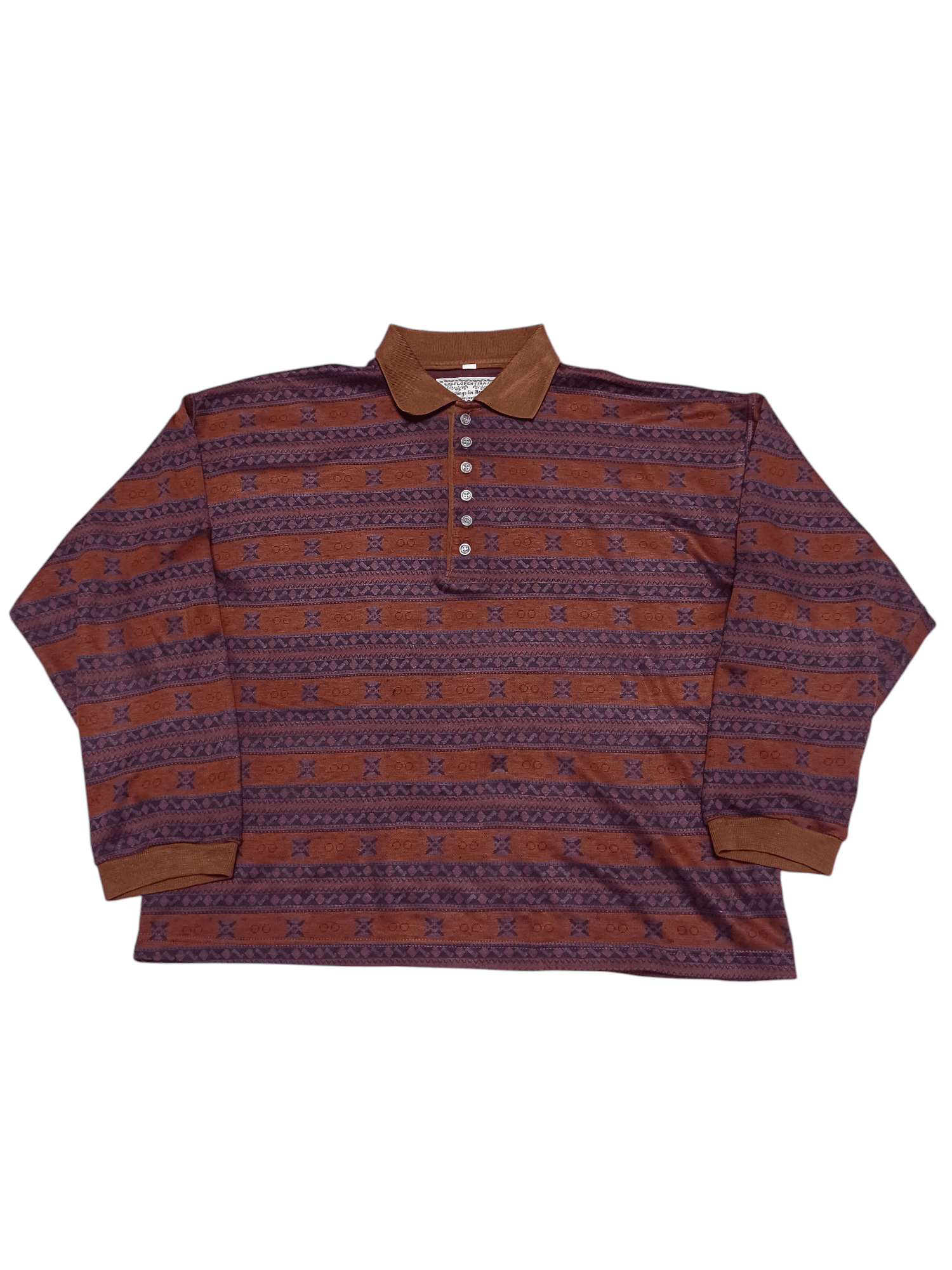 Vintage VINTAGE 90S FLORENTINA MADE IN UAE 1/3 LIGHT SWEATSHIRT Size US XL / EU 56 / 4 - 1 Thumbnail