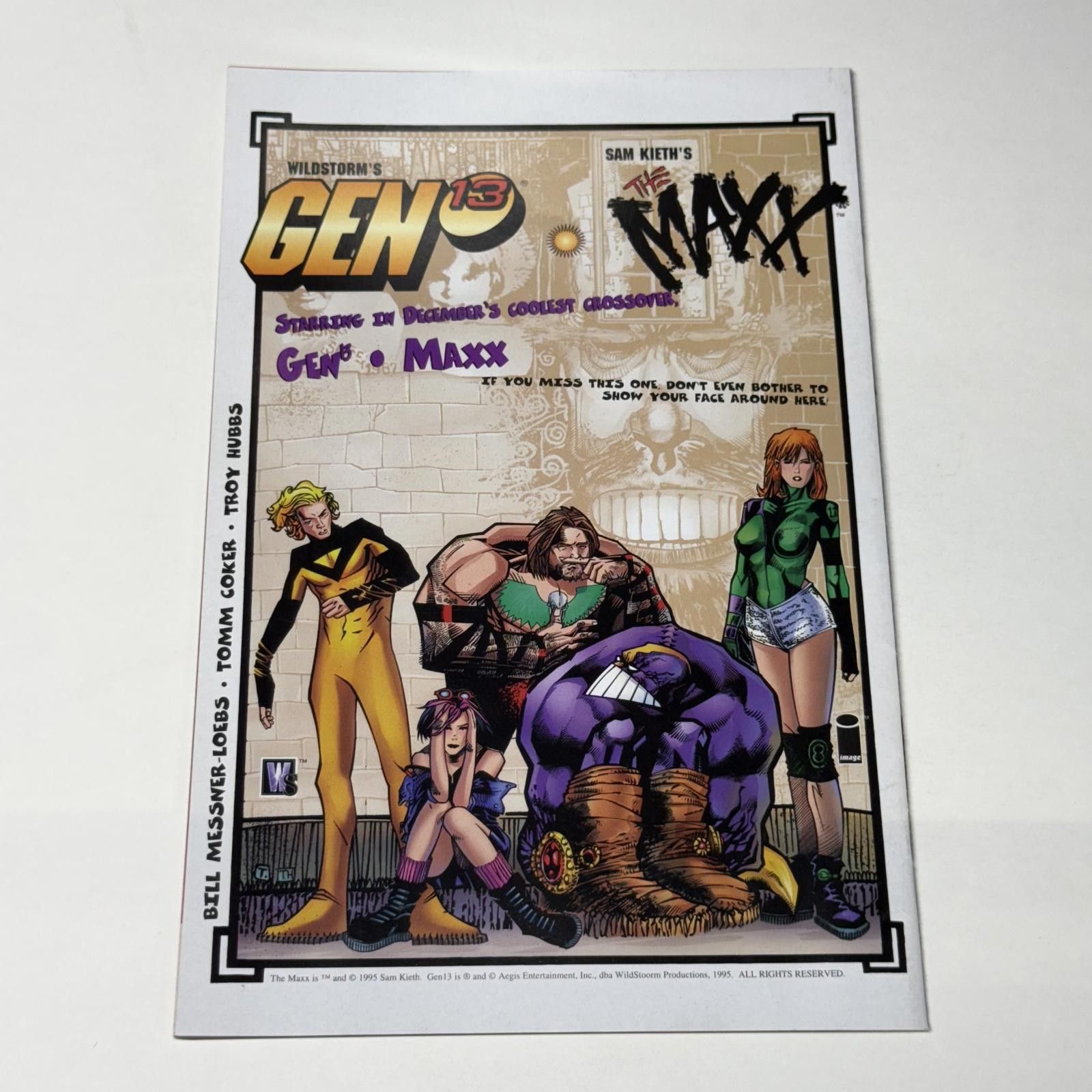 Designer Image WildC.A.T.S. Covert Action Teams #24 NOV 1995 The Maxx Size ONE SIZE - 7 Thumbnail