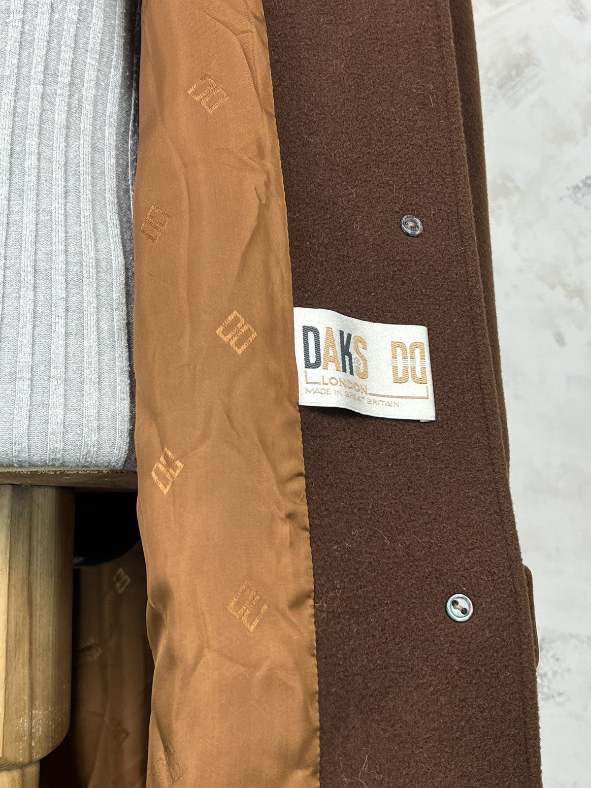 DAKS Vintage DAKS Wool Coat Size L - XL 14 Size L / US 10 / IT 46 - 9 Thumbnail