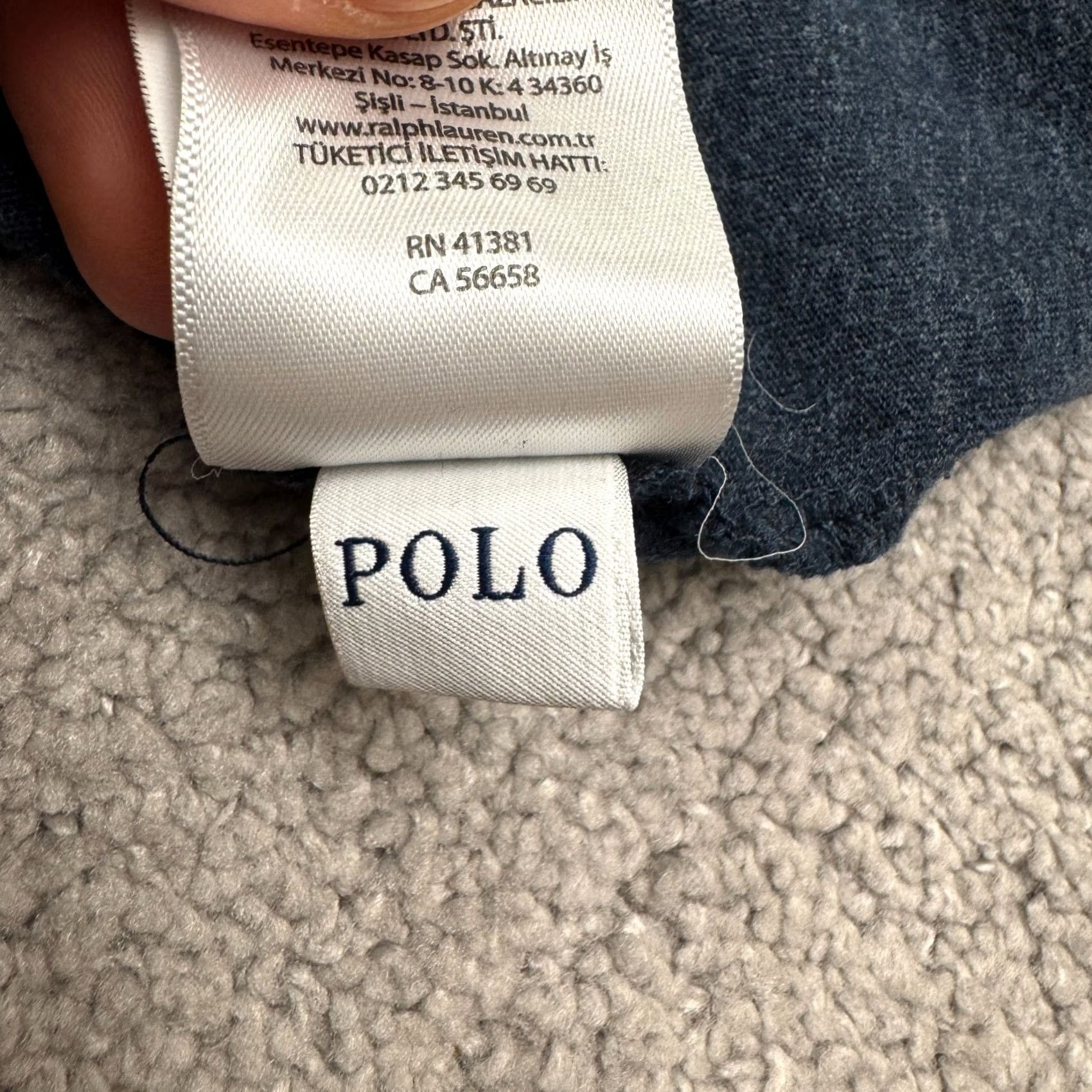 Polo Ralph Lauren Polo Ralph Lauren T-Shirt Long Sleeve Mens Large Blue V-Neck Tee Classic Fit Shirt Size US L / EU 52-54 / 3 - 6 Thumbnail