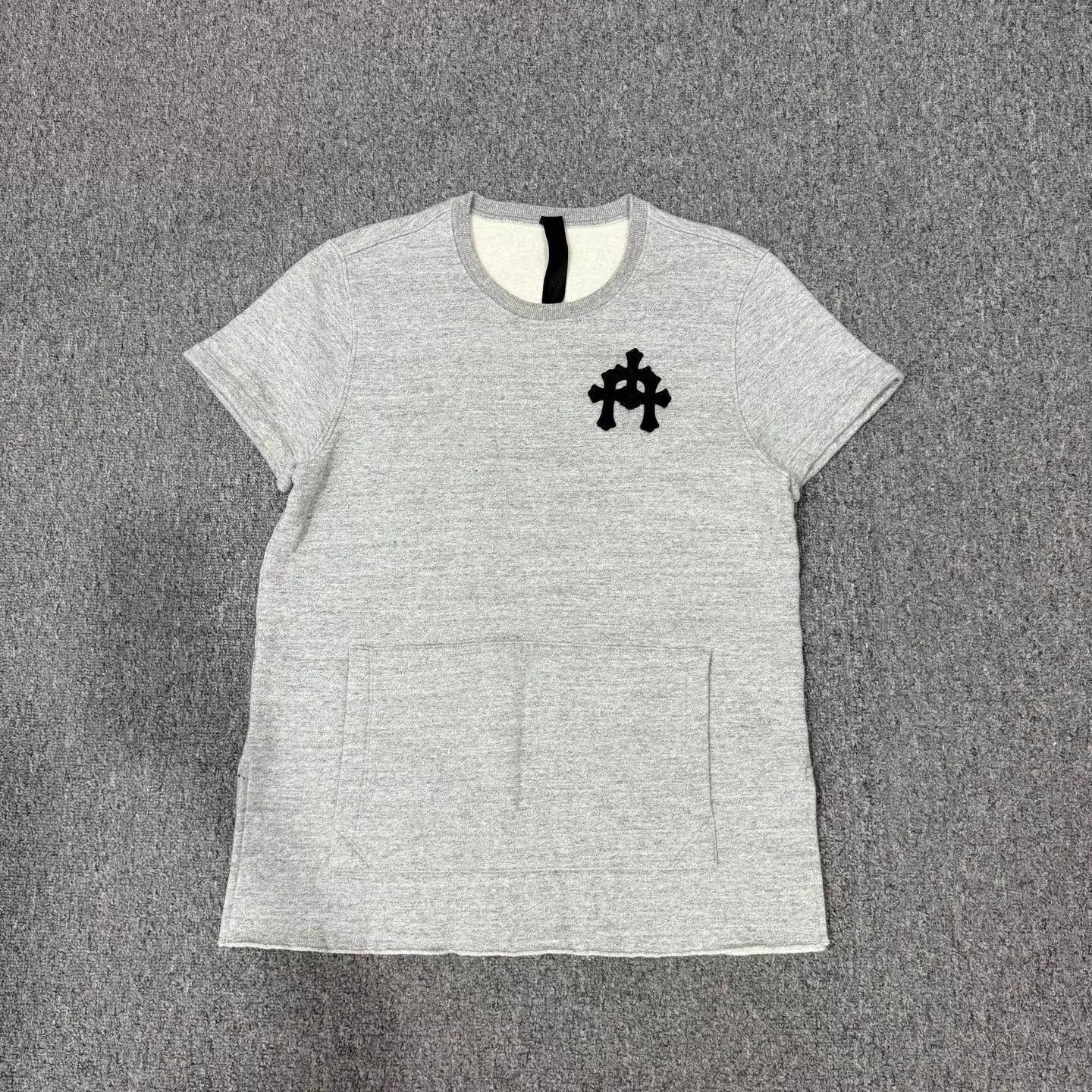 Chrome Hearts Chrome Hearts Gray 3-Tone Leather Cross Patch M Tee 99 New Size M / US 6-8 / IT 42-44 - 1 Thumbnail