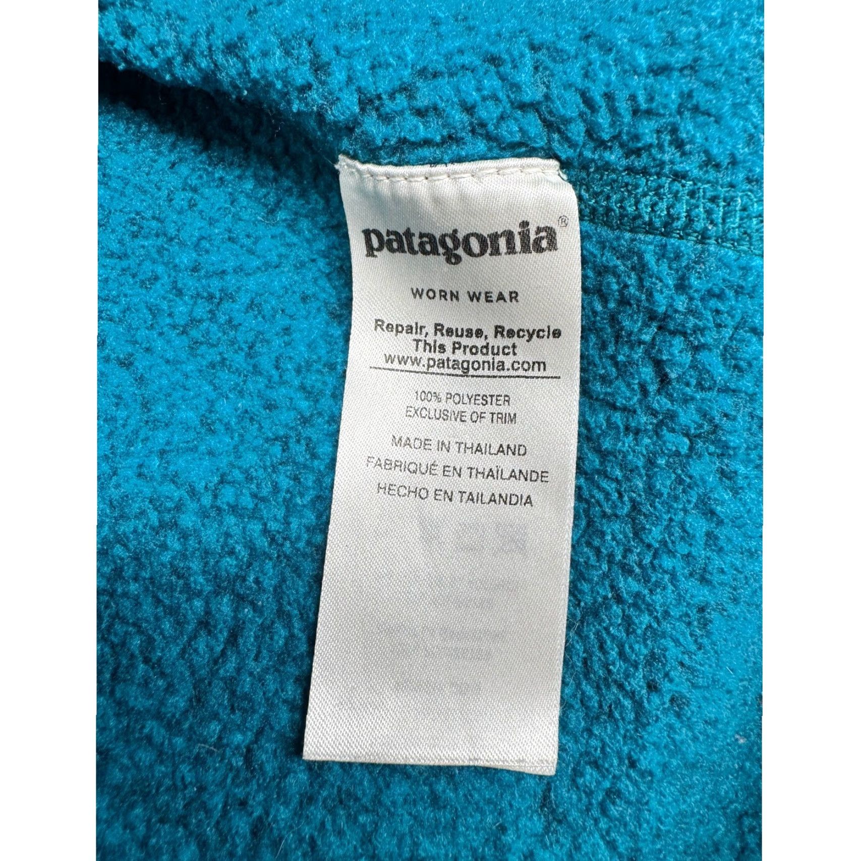 Patagonia Patagonia Women's Better Sweater 1/4-Zip Blue Green Size M Sweater Womens 1/4-Zip Size M / US 6-8 / IT 42-44 - 6 Thumbnail