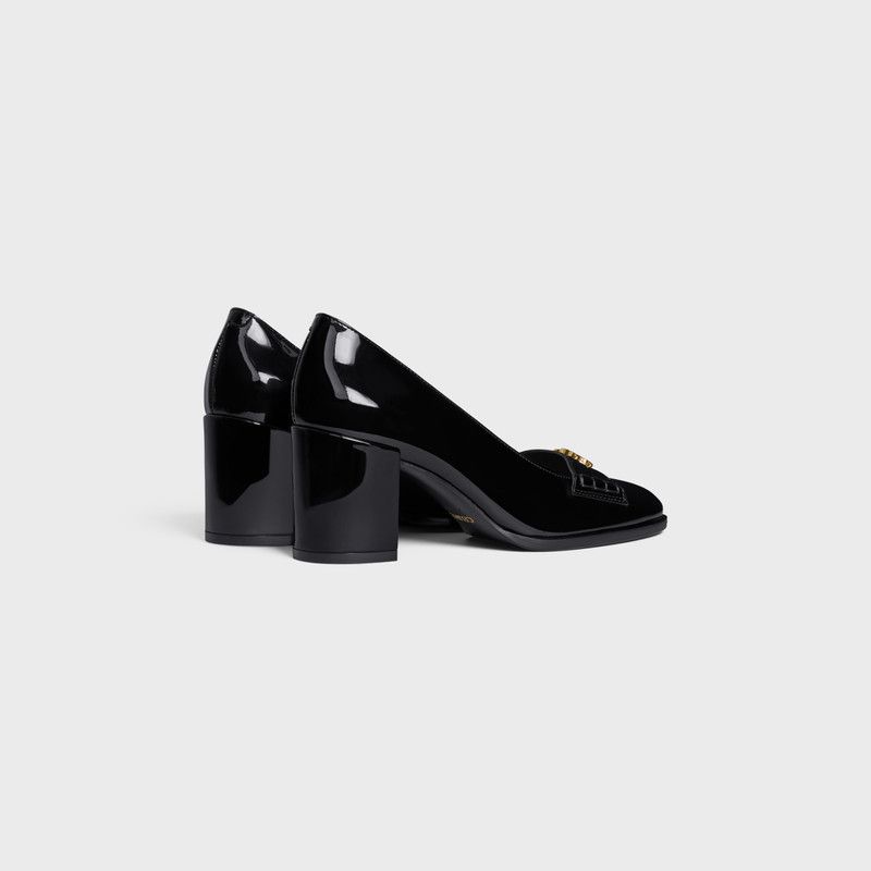 Celine o1bcso1str0126 360364582C Lily Triomphe Pumps in Black Size US 6 / IT 36 - 3 Thumbnail