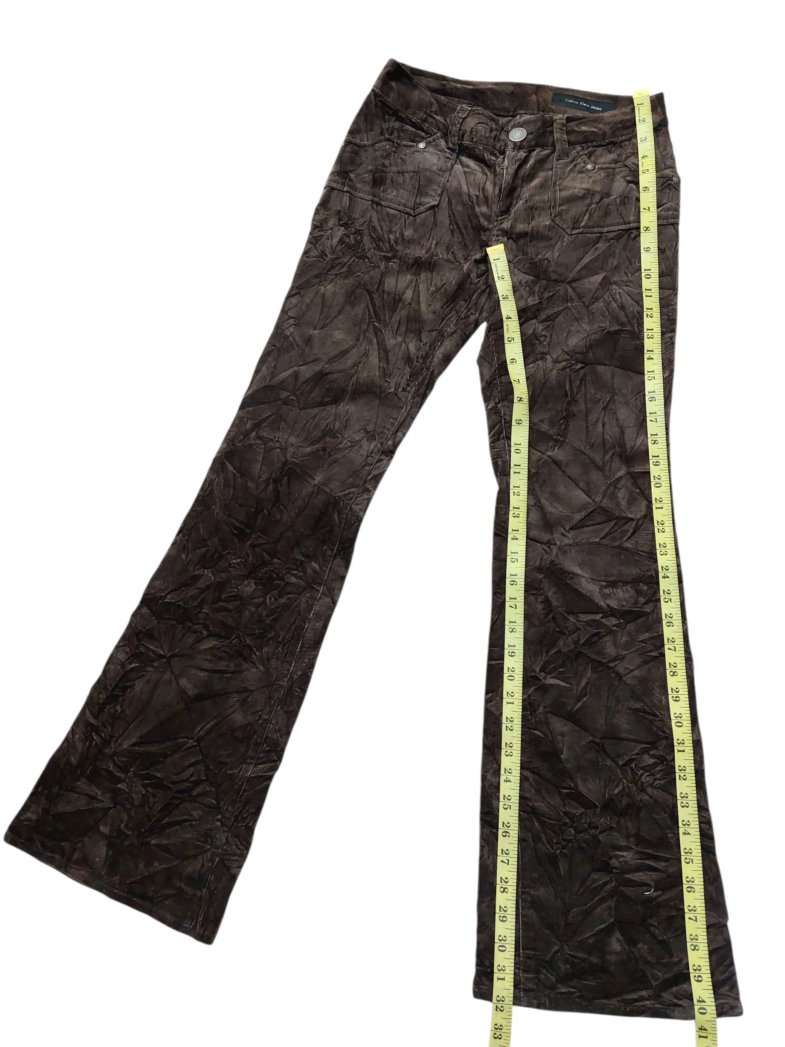 Calvin Klein 🔥 Super Flare Bootcut Calvin Klein 90s Retro Corduroy Size 27" / US 4 / IT 40 - 11 Thumbnail