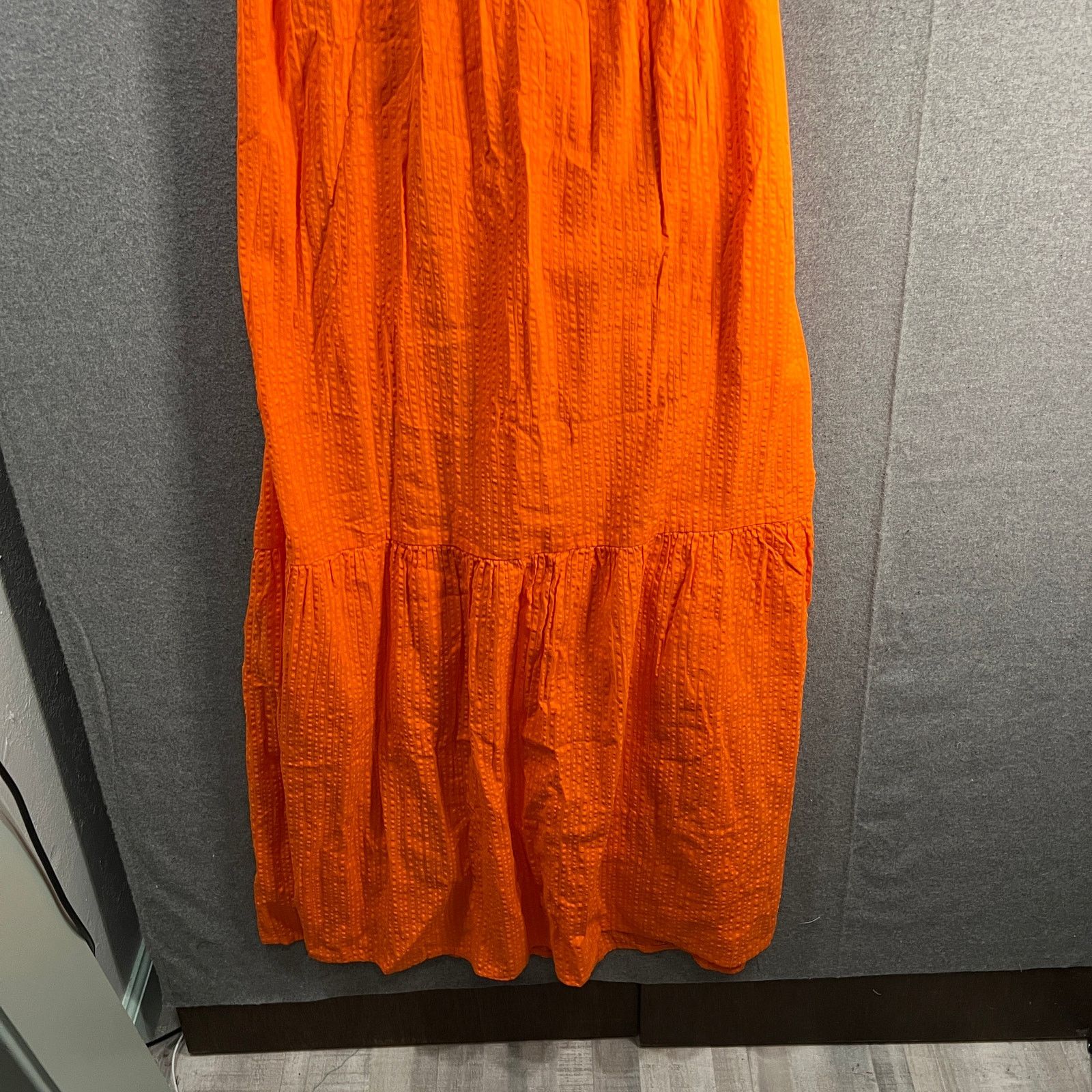 Other Destination 365 Regular Seersucker Maxi Dress Bright Size L / US 10 / IT 46 - 4 Thumbnail