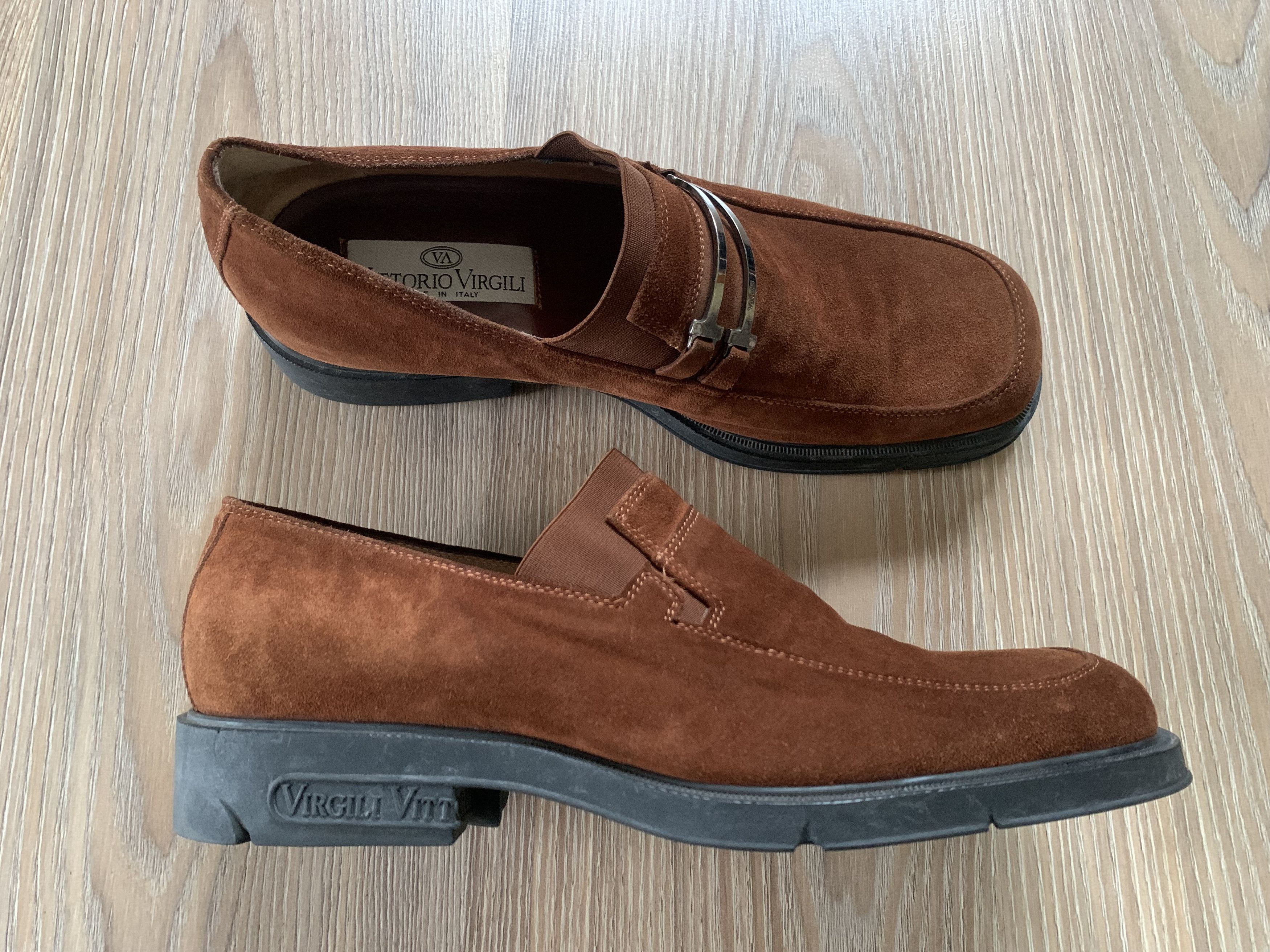 Other Vittorio Virgili Brown Suede Loafers Size US 11 / EU 44 - 2 Thumbnail